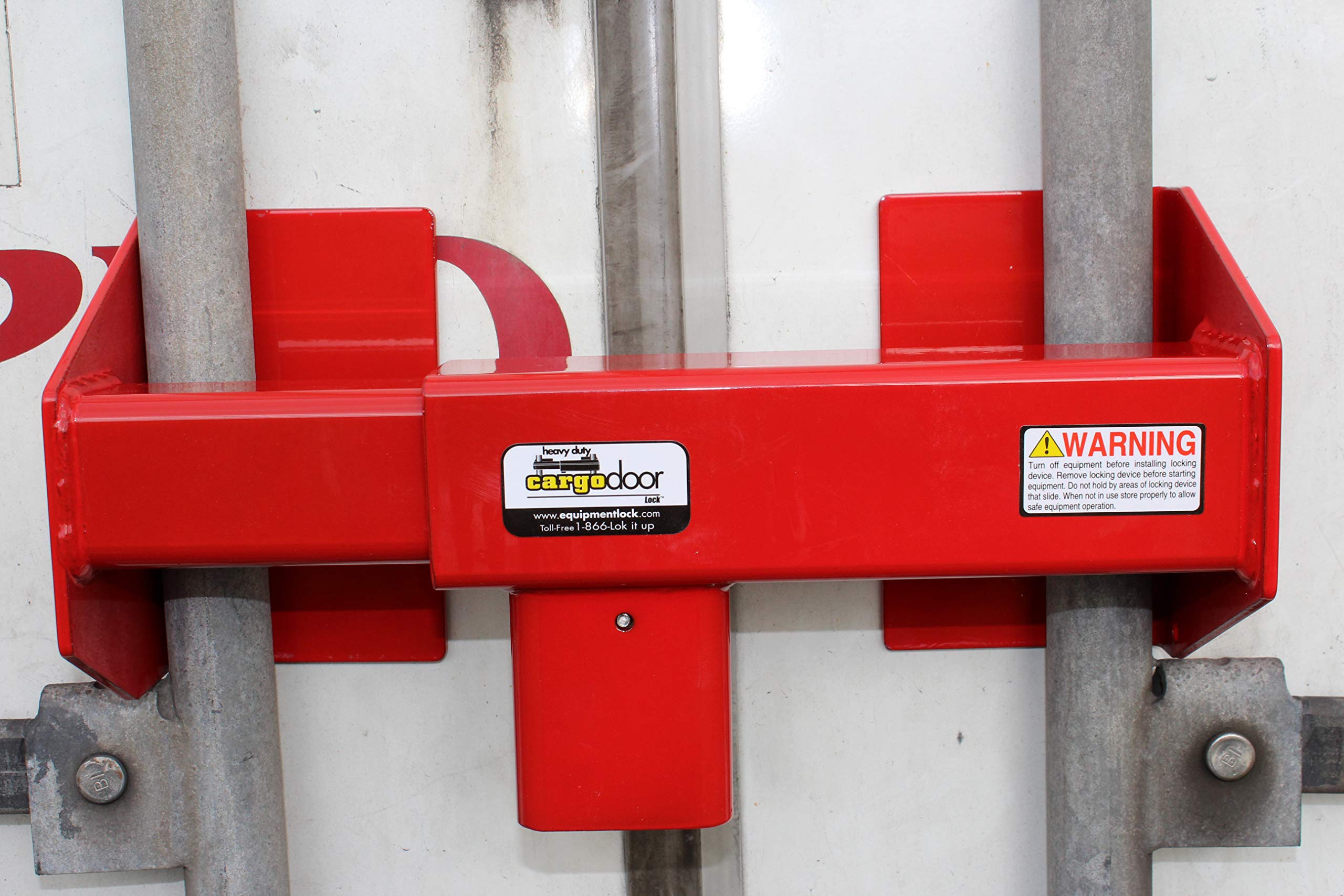 Heavy Duty Cargo Door Lock - Maximum Security Powder Coated Steel Shipping Container Lock for Semi Trailer & Truck - Weatherproof Combination Lock for Secure Transport & Storage - Ideal for Logistics, Warehousing & Cargo Protection