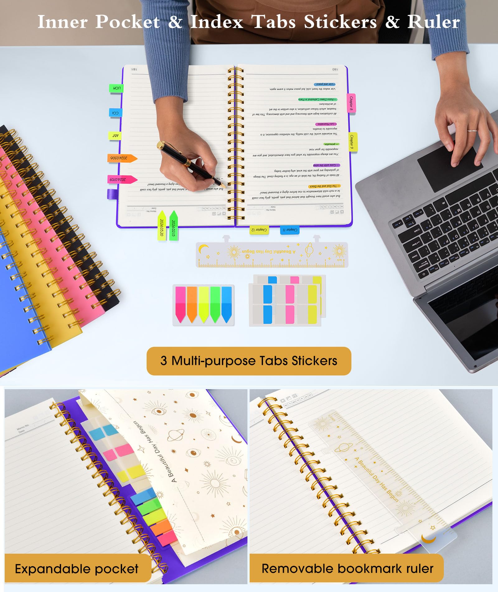 Premium A5 Spiral Notebook - 5.8