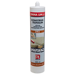 Construction Adhesive Sättlim 300 ml Cartridge - Strong Bonding Glue for Wood, Metal & Concrete - Perfect for DIY Projects & Home Repairs
