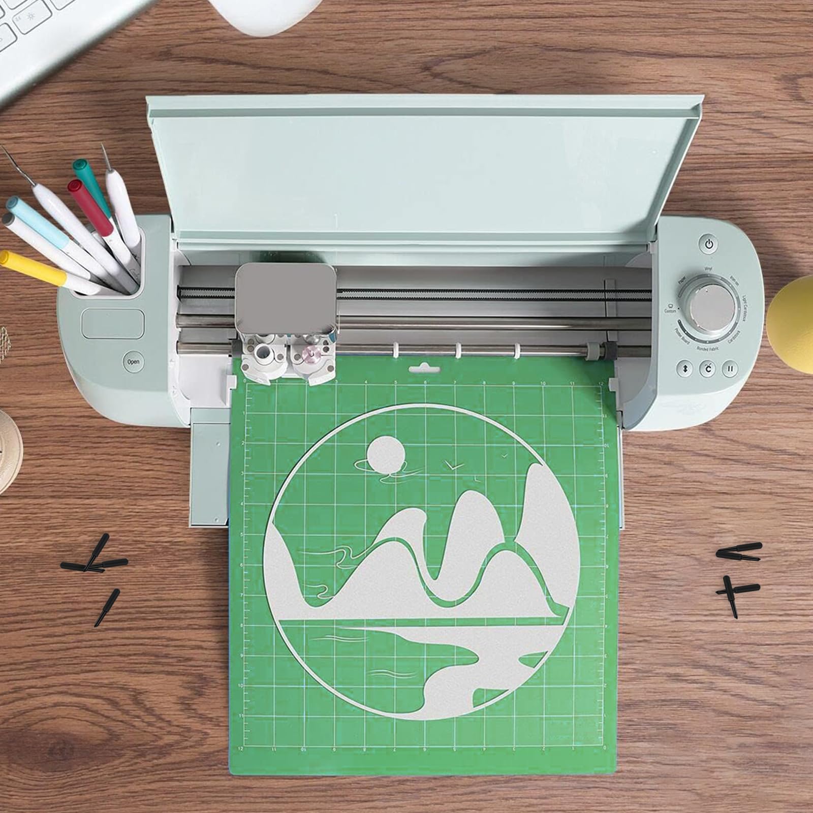 20-Pack Deep Point Blades for Cricut Maker 3/Maker/Explore 3/Explore Air 2 - Premium Cutting Blades for Leather, EVA Foam, Aluminum Foil & More - Perfect for DIY Crafts, Vinyl Projects & Scrapbooking