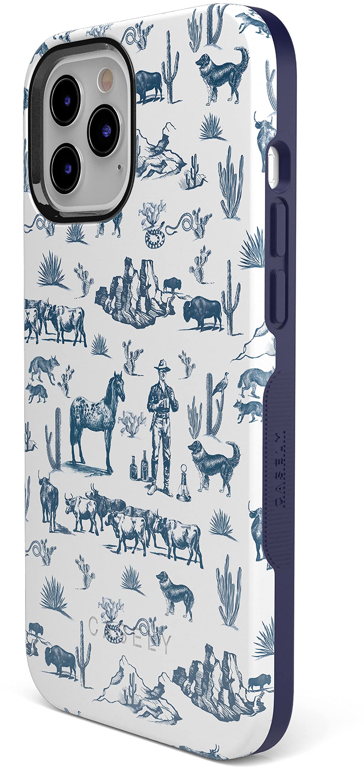 Casely iPhone 12 Pro Max Case with MagSafe - Wild West Adventure Design, Desert Western Style Protective Cover for iPhone 12 Pro Max | Perfect for Outdoor Enthusiasts & Western Lovers