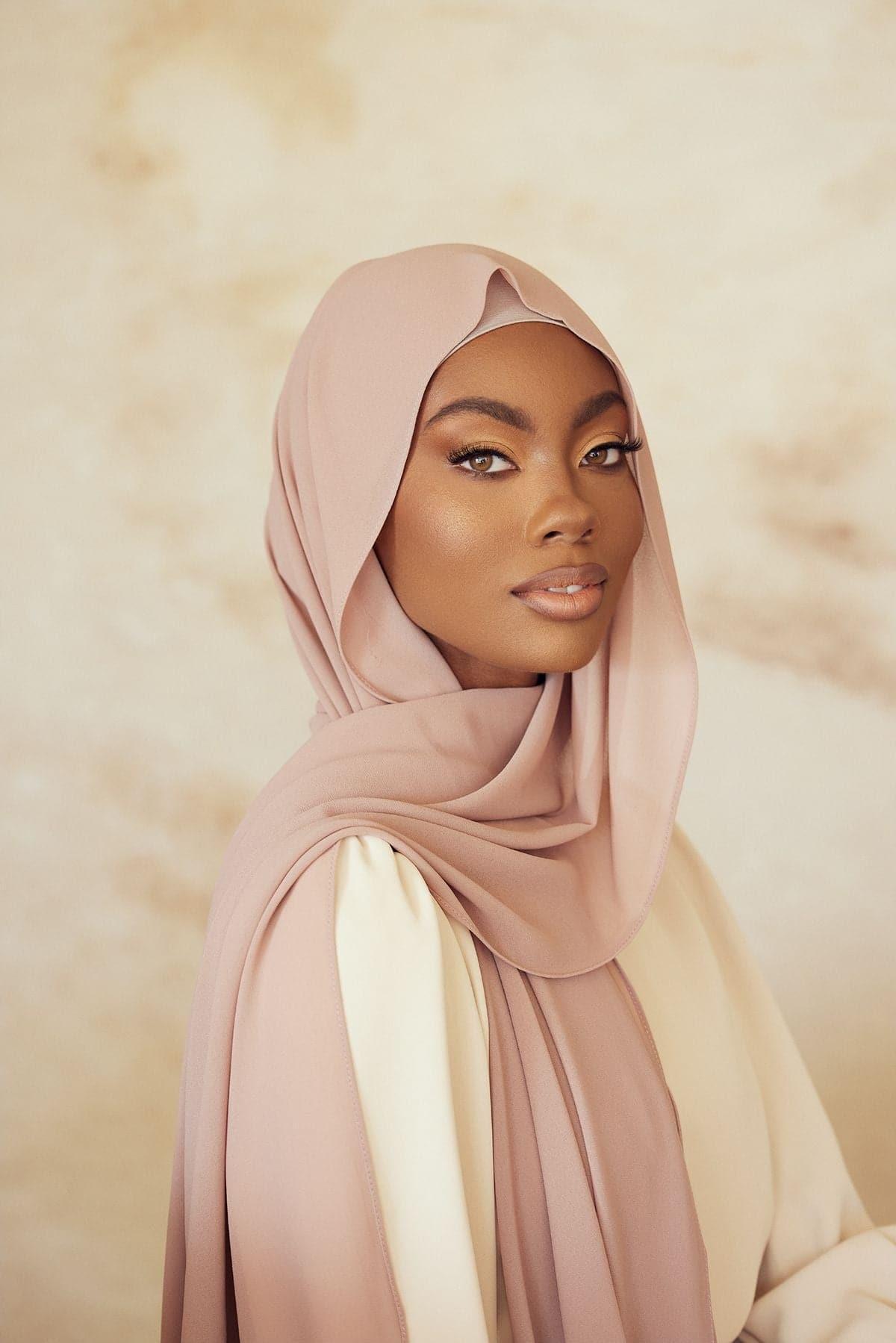 Premium Chiffon Hijab Scarf - Soft Lightweight Muslim Headscarf for Women - Perfect for Daily Wear, Prayer, and Special Occasions