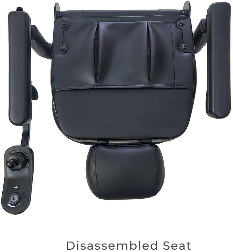 BuzzAbout Lightweight Portable Travel Power Wheelchair GP164 - Foldable Electric Mobility Scooter for Seniors & Adults - Perfect for Airplanes, Shopping Malls & Outdoor Adventures