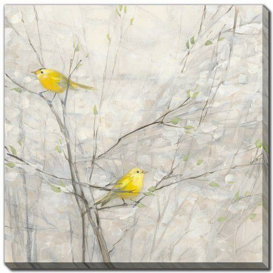 Birds in Trees II - Stunning Nature Wall Art Print for Home & Office Decor | Perfect for Living Room, Bedroom, or Gift