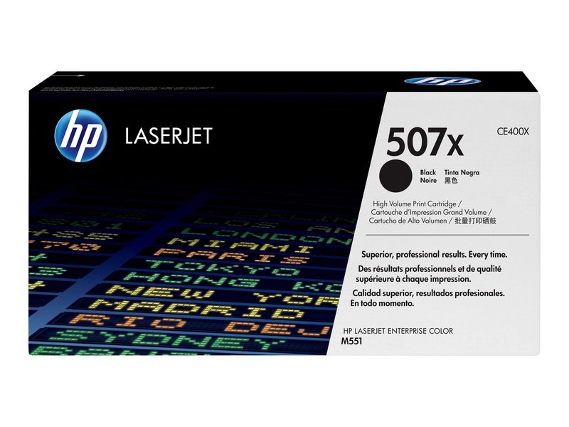 HP 507X Black LaserJet Toner Cartridge - High Yield Replacement for HP Printers - Perfect for Office & Home Printing Documents, Reports & Presentations