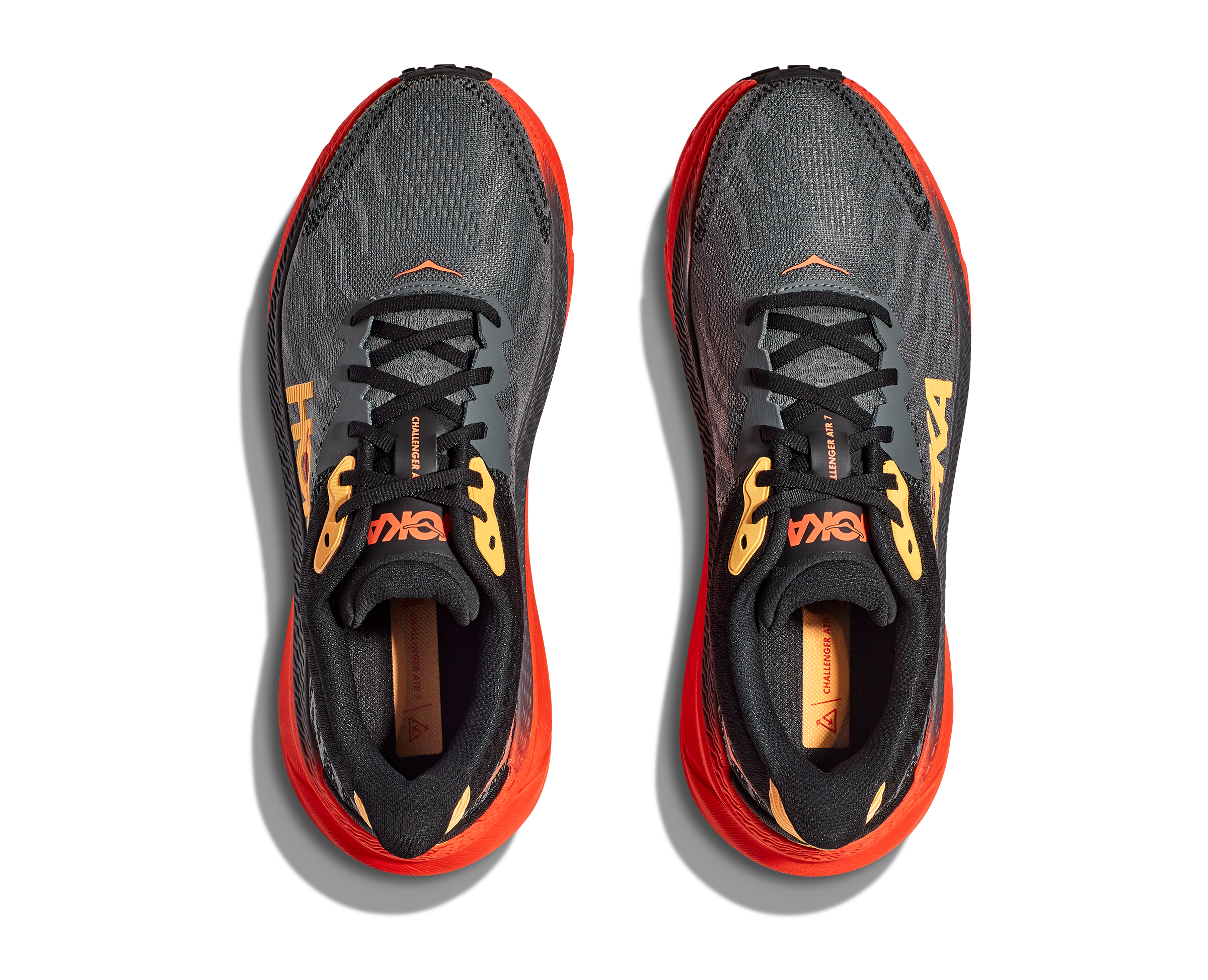 Men's Challenger 7 Running Shoes - Lightweight Cushioned Trail Runners (CFLM Castlerock/Flame) - Perfect for Hiking, Jogging & Outdoor Workouts