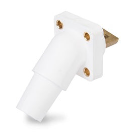 CLS 45 Degree Receptacle Panel Mount 1 Hole Bus Bar 5/16-18 Thread - Electrical Wiring & Industrial Panel Installation Accessory