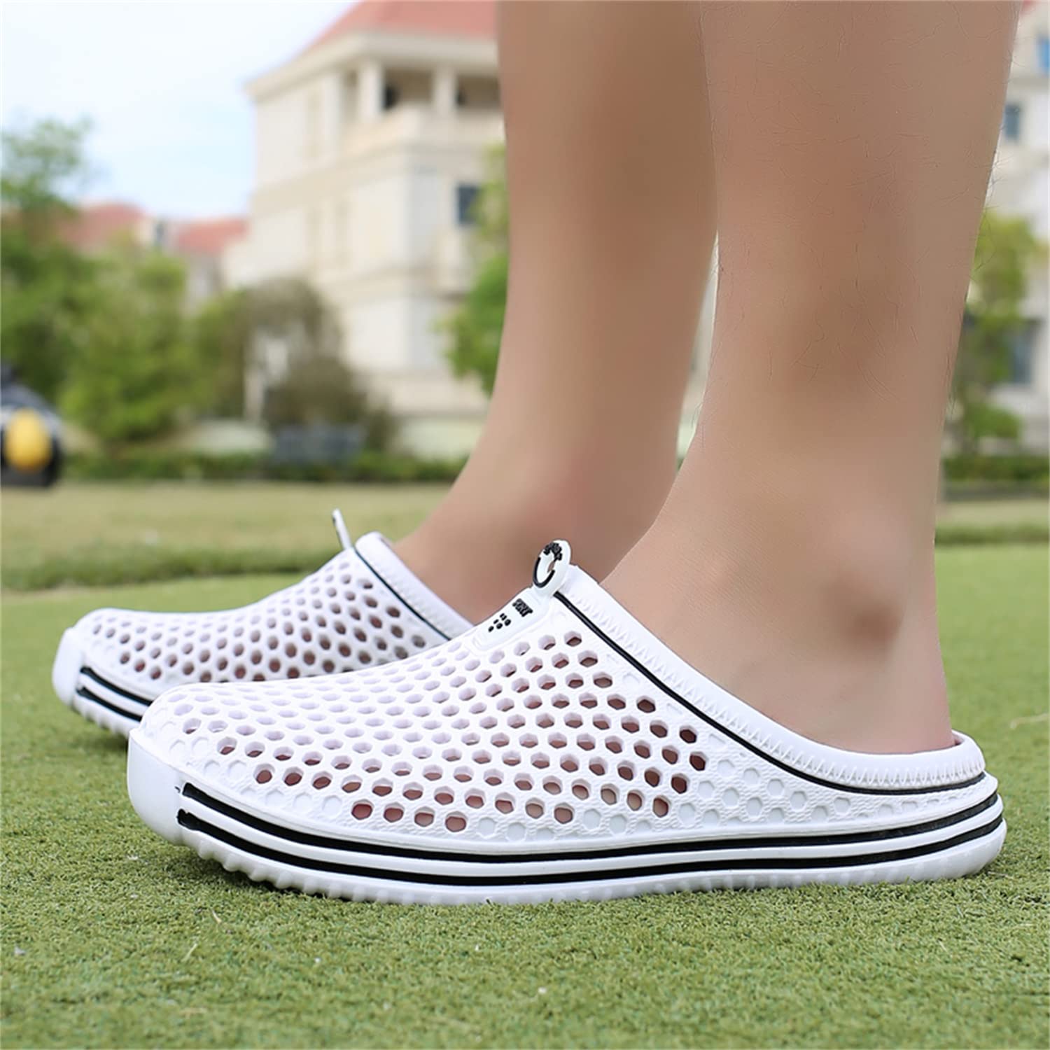 **MDPCX Women's Garden Clogs - Breathable Water Shoes for Beach, Pool, Bathing & Walking - Comfortable Slip-On Slippers for Home, Travel & Outdoor Use**