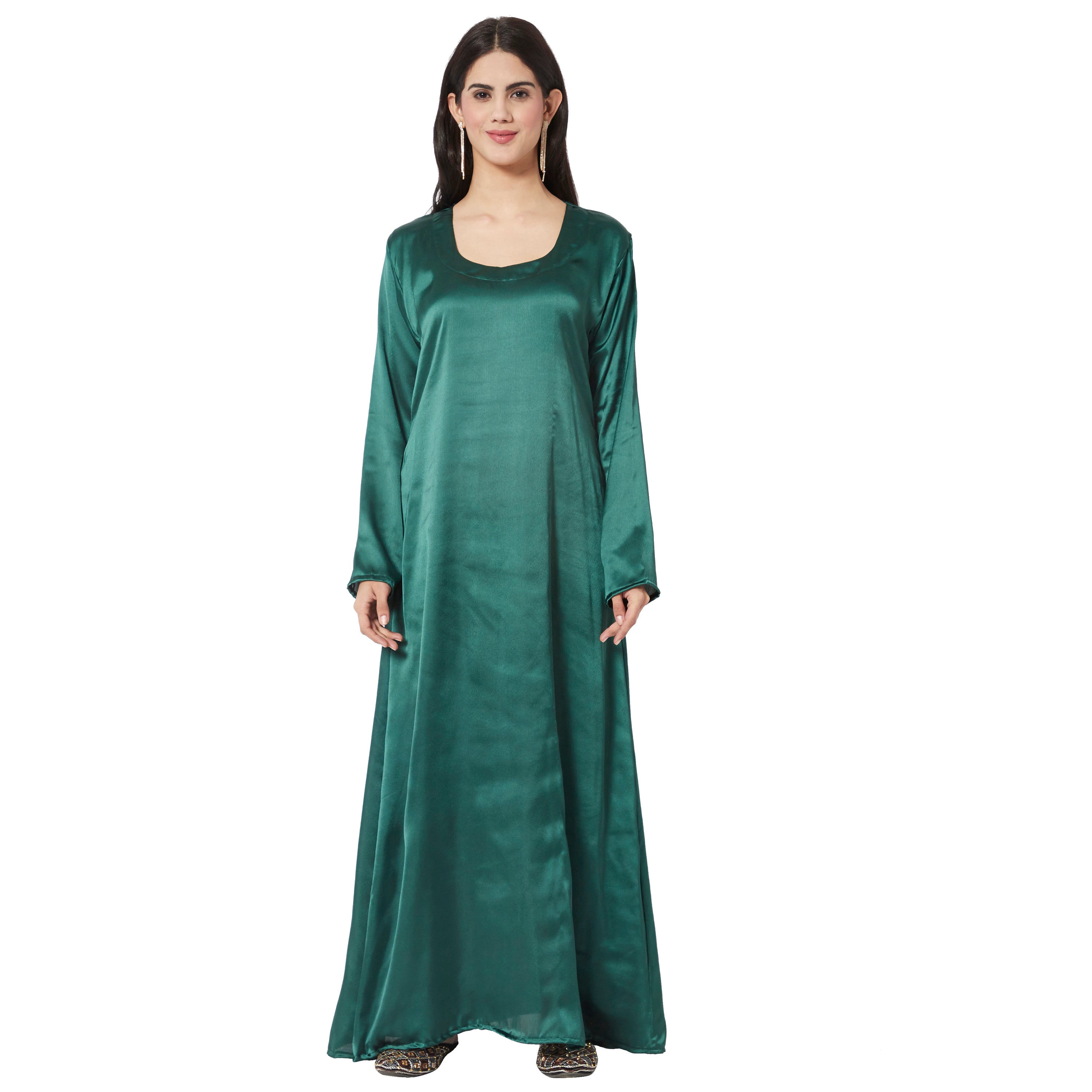 Elegant Embroidered Long Cardigan with Golden Handwork - Perfect for Dresses, Office Wear & Special Occasions