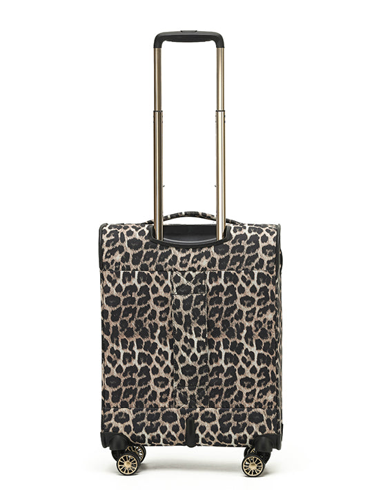 Tosca SO LITE AIR5055 55cm Lightweight Cabin Spinner Luggage - Leopard Print Design for Travel & Business Trips