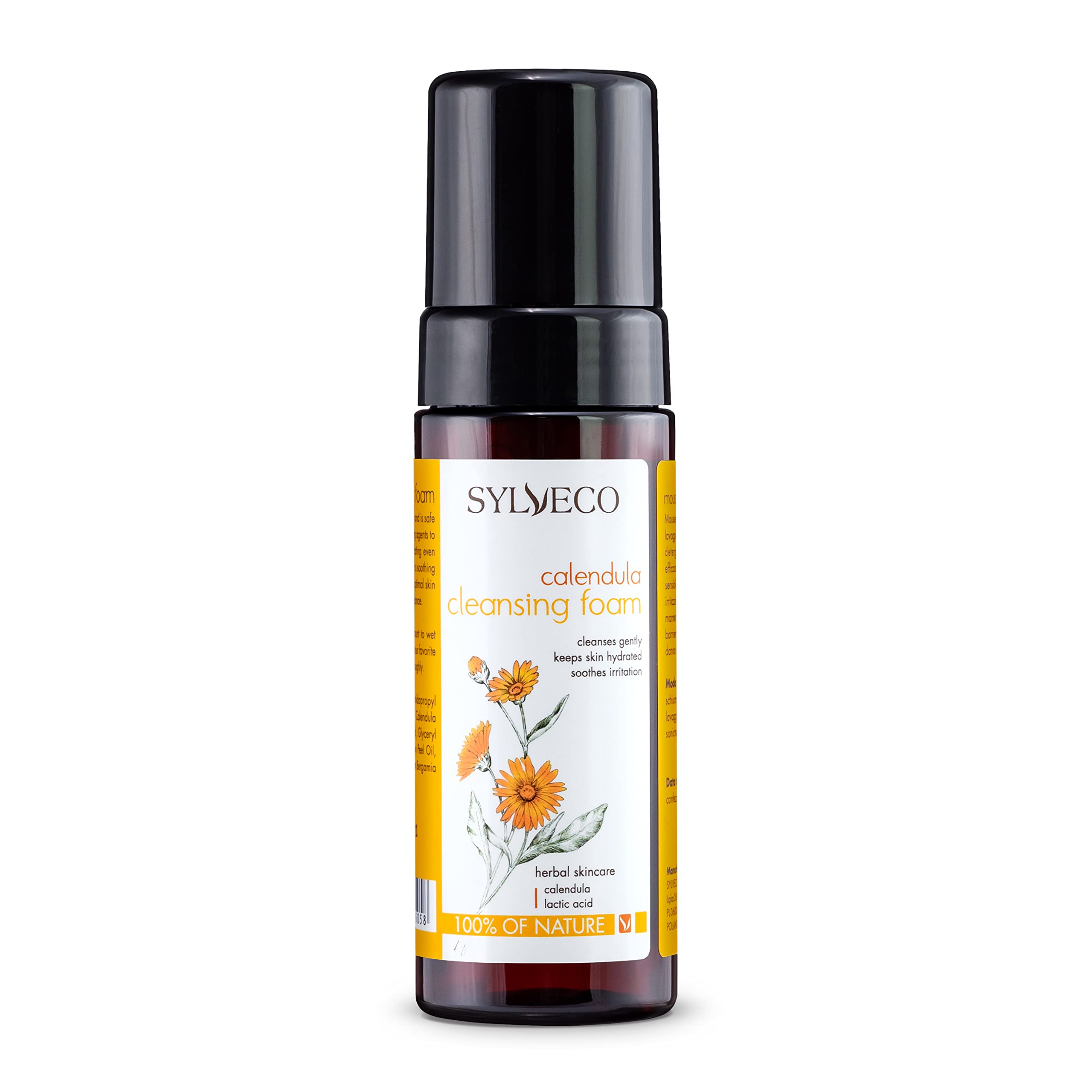 SYLVECO Marigold Cleaning Foam - Powerful Multi-Surface Cleaner for Kitchen, Bathroom & Home - Gentle Yet Effective Degreaser & Stain Remover - Perfect for Countertops, Tiles & Appliances