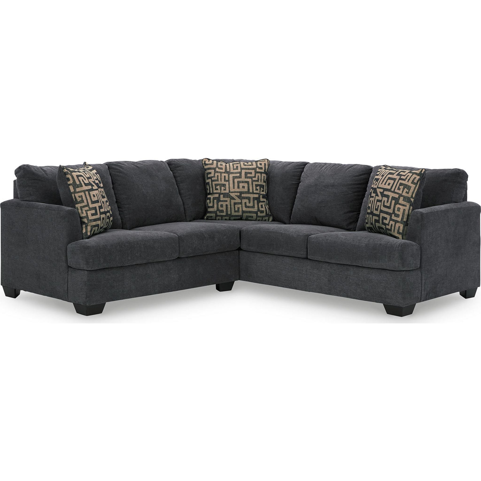 Ambrielle 2-Piece Sectional Sofa Set - Modern L-Shaped Couch for Living Room, Family Room & Small Spaces