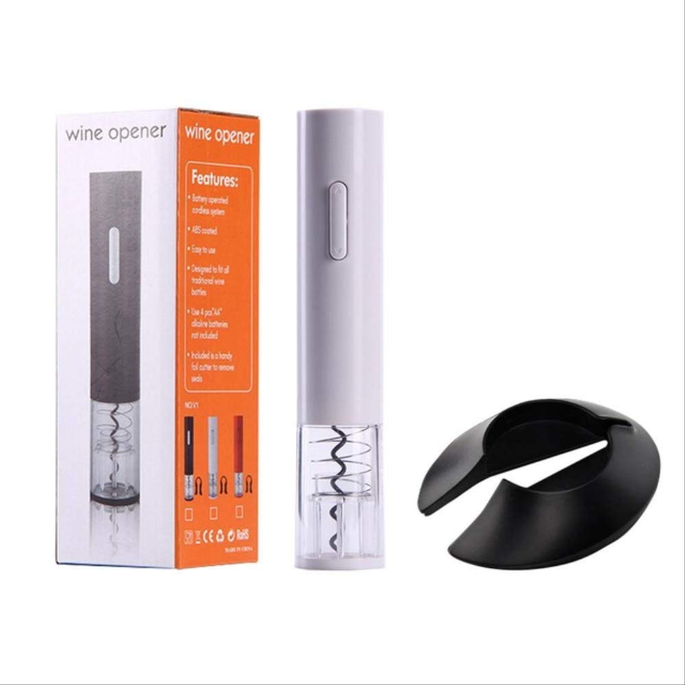 Premium Electric Wine Opener - Automatic Cordless Corkscrew with Foil Cutter | Quick & Easy Wine Bottle Opener Kit for Red, White & Sparkling Wines | Perfect for Dinner Parties, Gifts & Home Bars