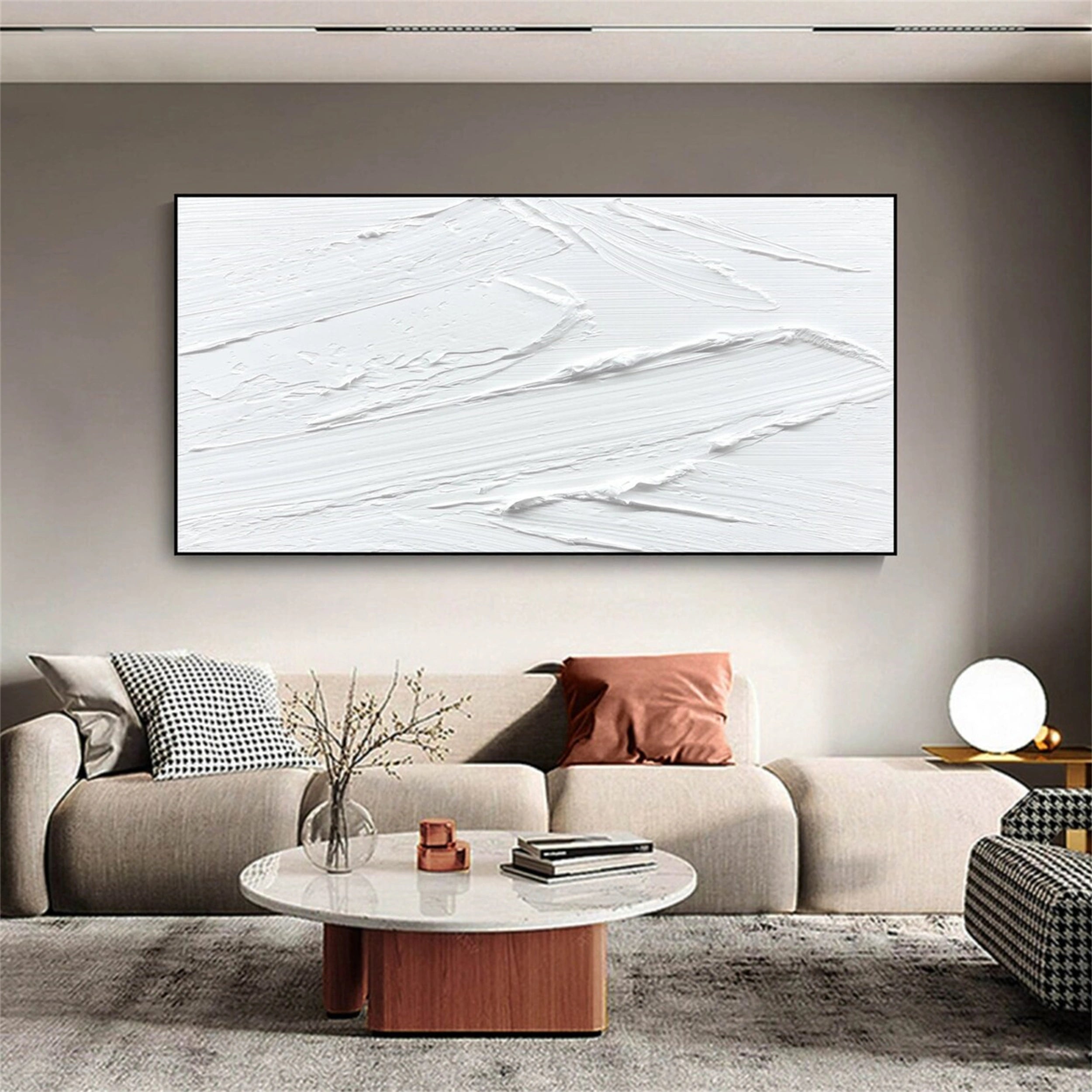 Minimalist Balance Canvas Painting - Abstract Wall Art for Living Room, Bedroom & Office Decor | #MM105