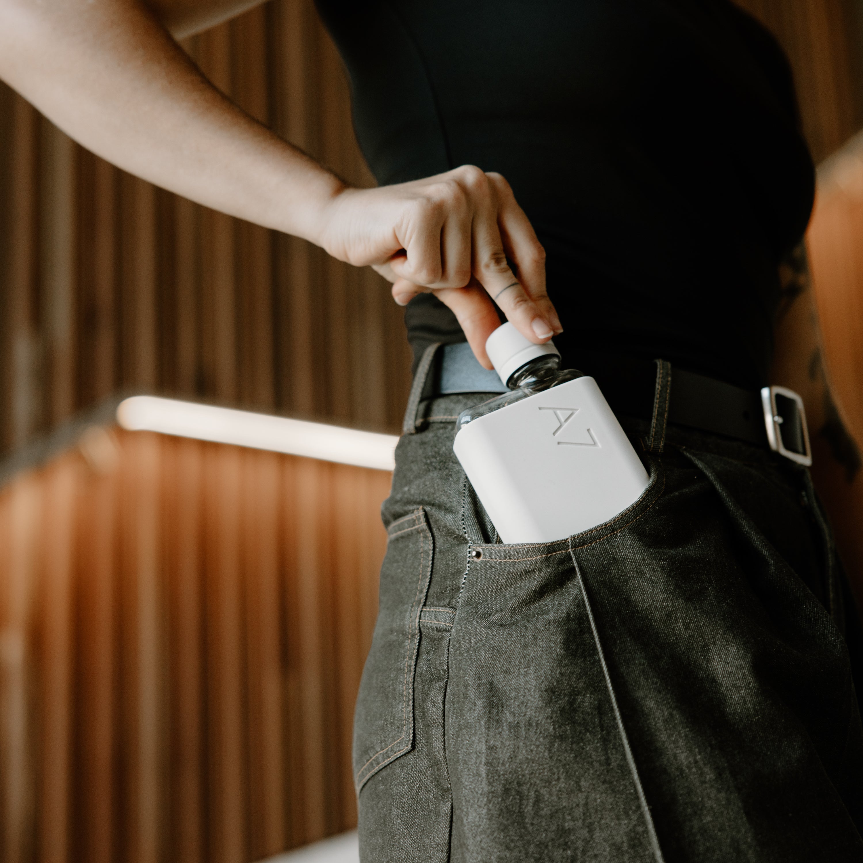 A7 Memobottle Slim Water Bottle - Reusable, Leak-Proof, BPA-Free - Perfect for Office, Gym, Travel & Outdoor Activities