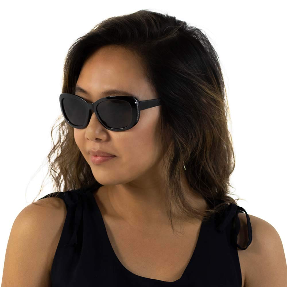 VITENZI Women's Tinted Reading Sunglasses with Built-In Full Readers - Stylish Prescription Sun Glasses for Outdoor Reading, Beach & Driving