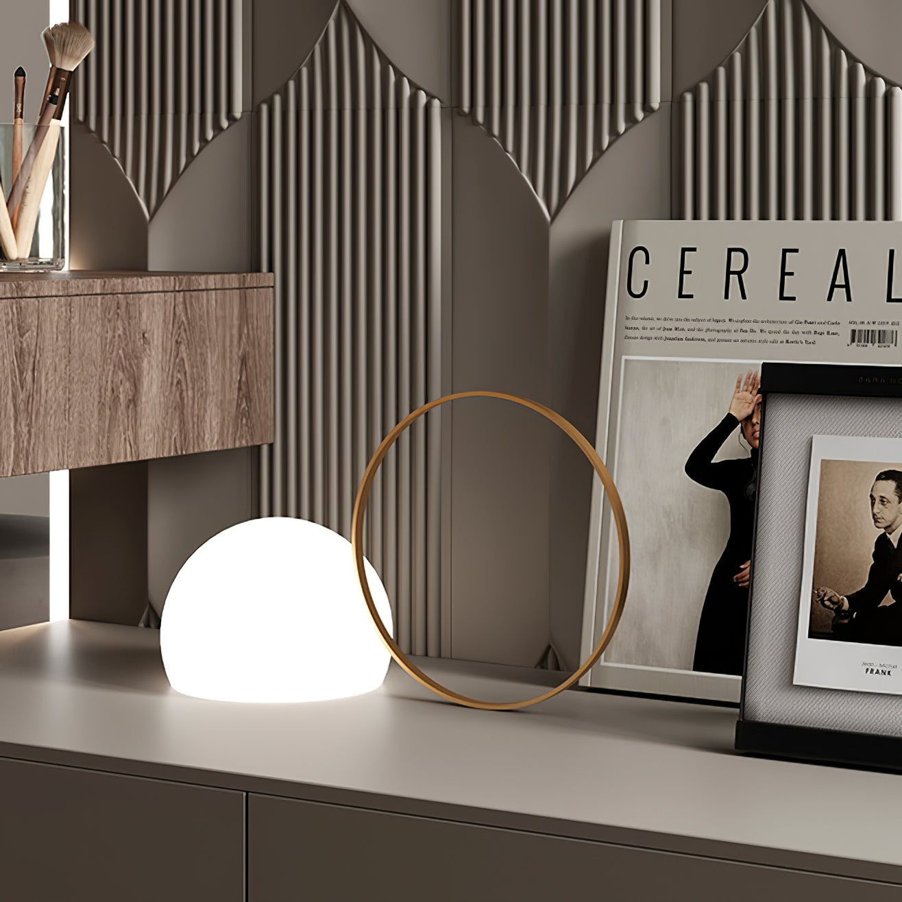 Rechargeable Cordless Table Lamp with Built-in Battery - Modern LED Desk Light for Bedroom, Office, and Living Room