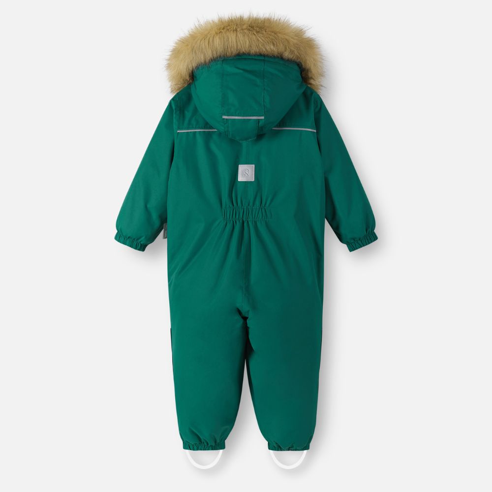 Reima Gotland Baby Snowsuit - Waterproof Winter Jacket & Pants Set for Infants & Toddlers (Deeper Green) - Perfect for Snow Play, Skiing & Outdoor Adventures