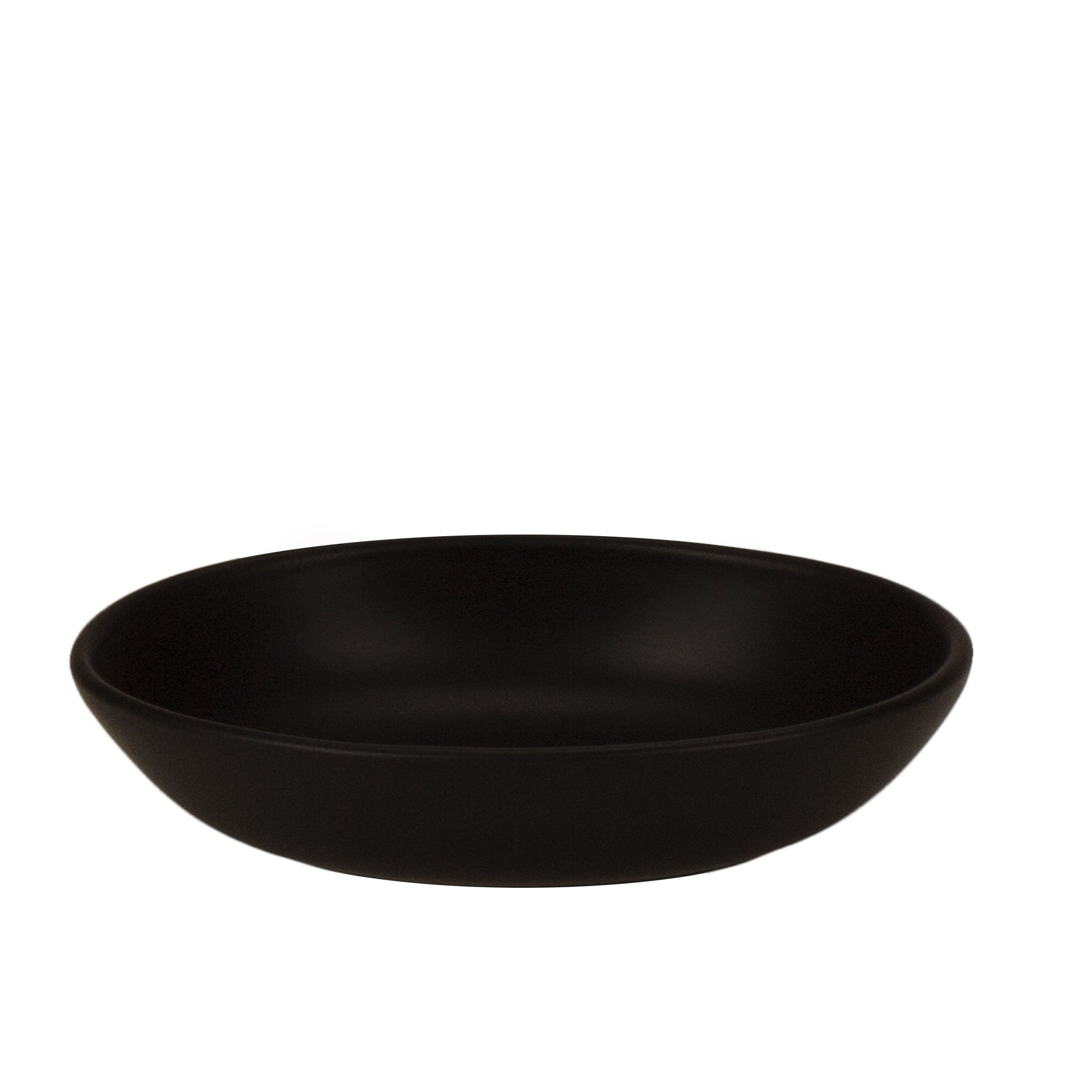 Elegant Matte Black Oval Serving Bowl - Large Size for Dining & Entertaining | Perfect for Salads, Pasta, and Party Dishes