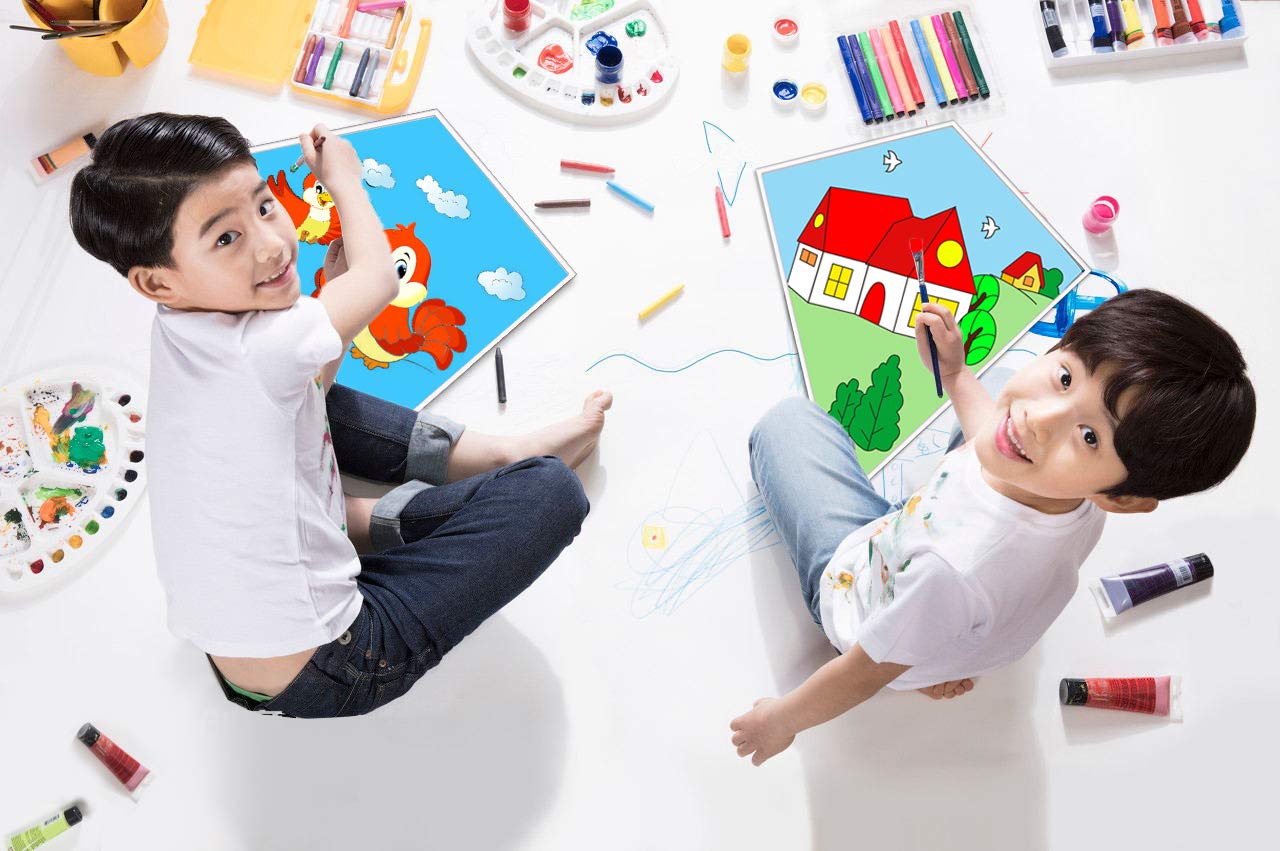 DIY Blank Painting Kite Kit for Kids & Adults - White Diamond Single Line Kite with Handles & Strings - Bulk Kite Making & Decorating Party Supplies - Perfect for Outdoor Activities, Family Fun, Art Projects & Birthday Parties