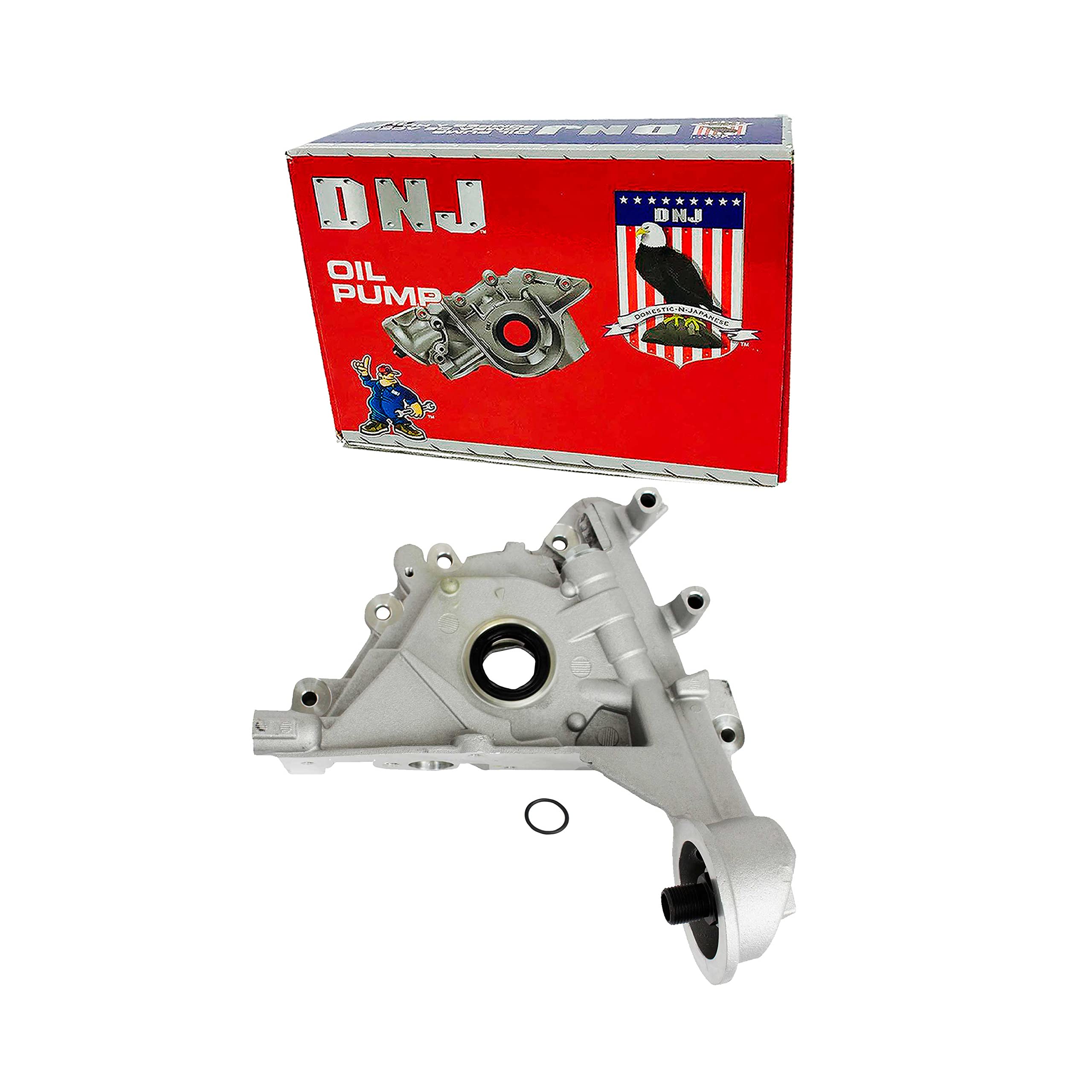 DNJ OP151 Oil Pump Housing Replacement for 1995-1996 Chrysler Dodge Plymouth Caravan Cirrus Grand Caravan 2.4L L4 16V DOHC 2429cc Engine - Perfect for Oil Leak Repair & Engine Maintenance
