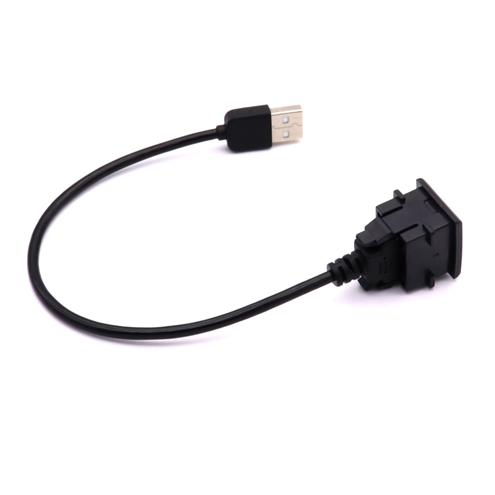 MOTONG USB 2.0 Charger Cable Male to Female for Toyota Vehicles 2019 & Newer Models (26x23mm) - Fast Charging Cord for Camry, RAV4, Corolla, Highlander & More