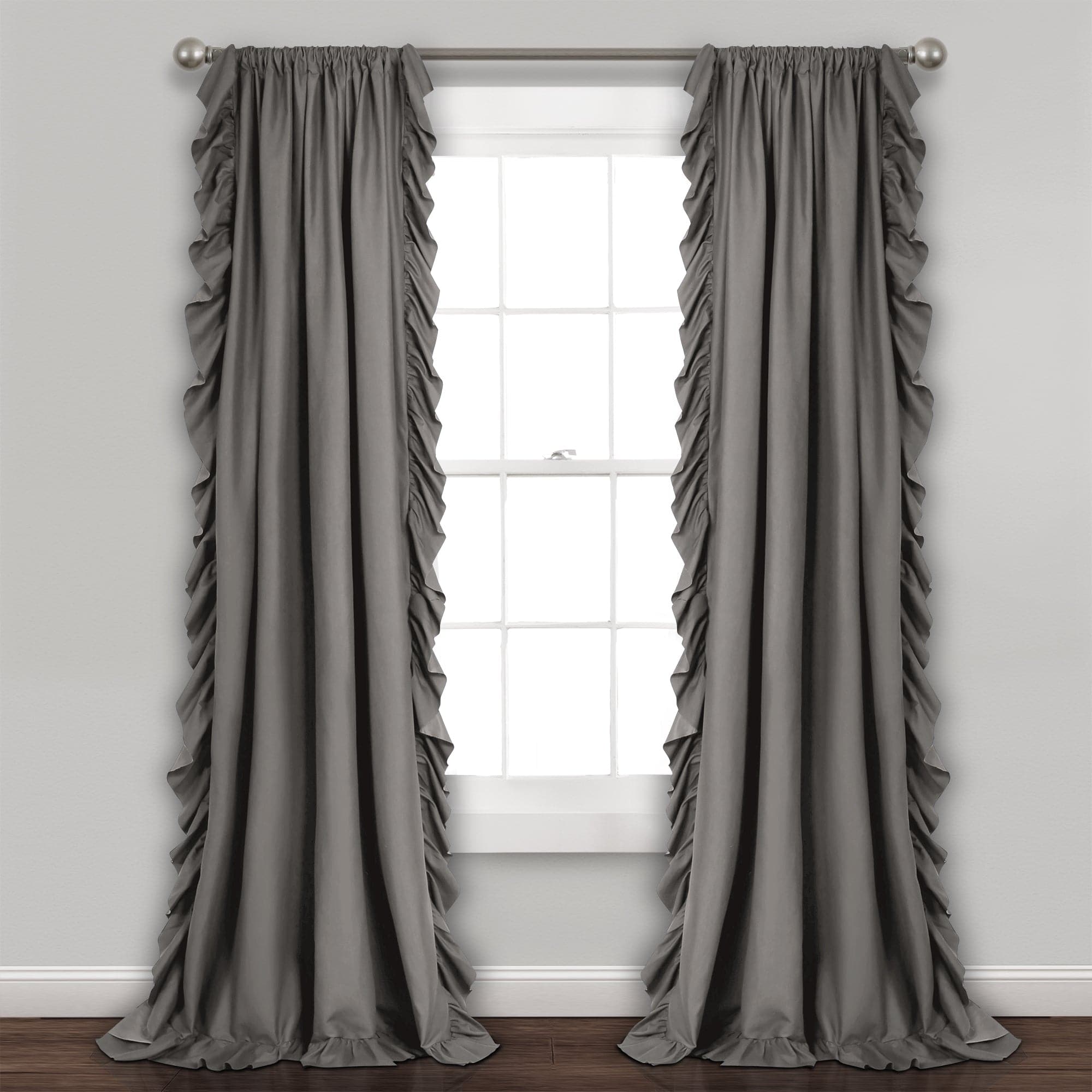 Reyna Window Curtain Panel Set - Blackout Thermal Insulated Drapes for Living Room & Bedroom - Noise Reducing & Energy Saving Home Decor