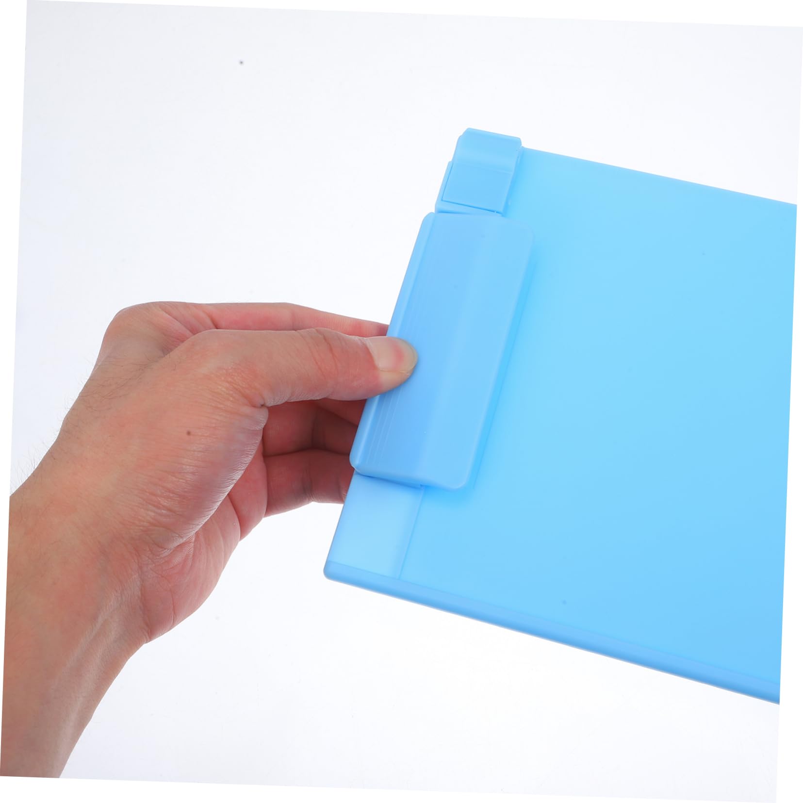 NUOBESTY A5 Plastic Clipboard - Hardboard Writing Board with Storage Hinge, Office Paper Holder for Documents, Notes & Forms | Perfect for School, Office Work & Home Organization