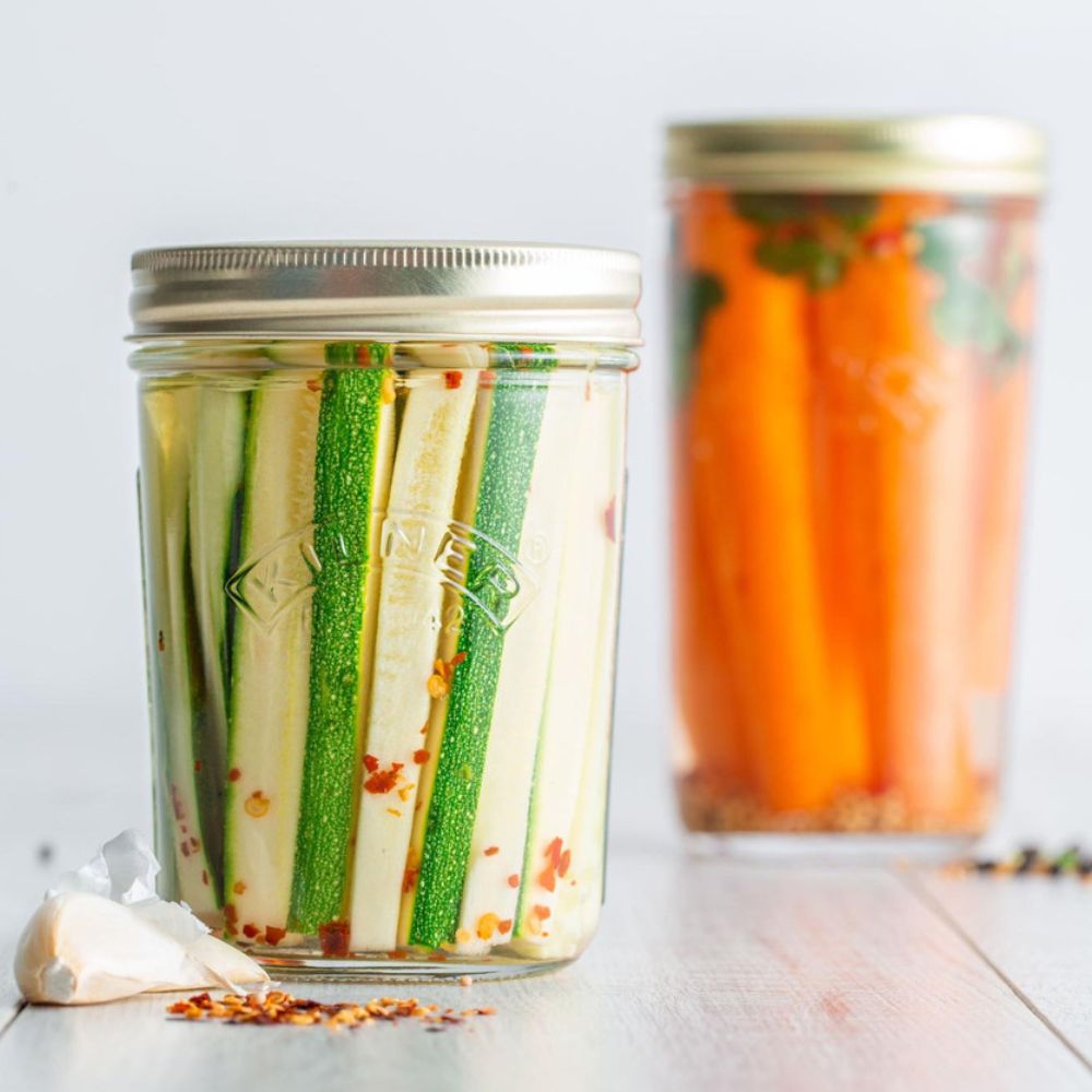 Kilner Wide Mouth Preserve Jar 350ml - Airtight Glass Storage Container for Jam, Pickles & Fermenting - Perfect for Home Canning, DIY Gifts & Pantry Organization