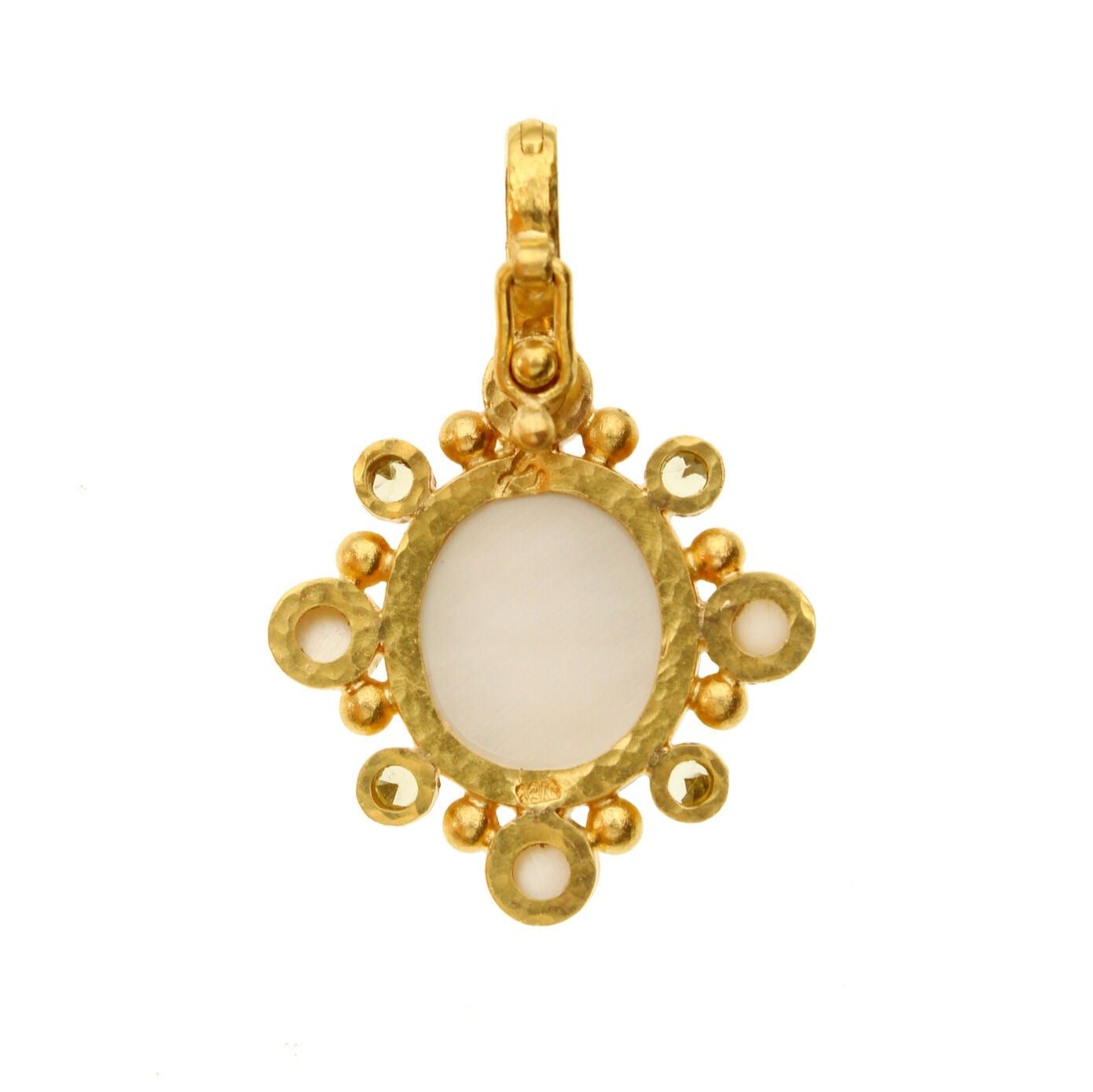 Elizabeth Locke Oval Peridot Pendant Necklace - 14K Gold Dainty Jewelry for Women, Elegant Green Gemstone Gift for Her - Perfect for Weddings, Anniversaries & Special Occasions