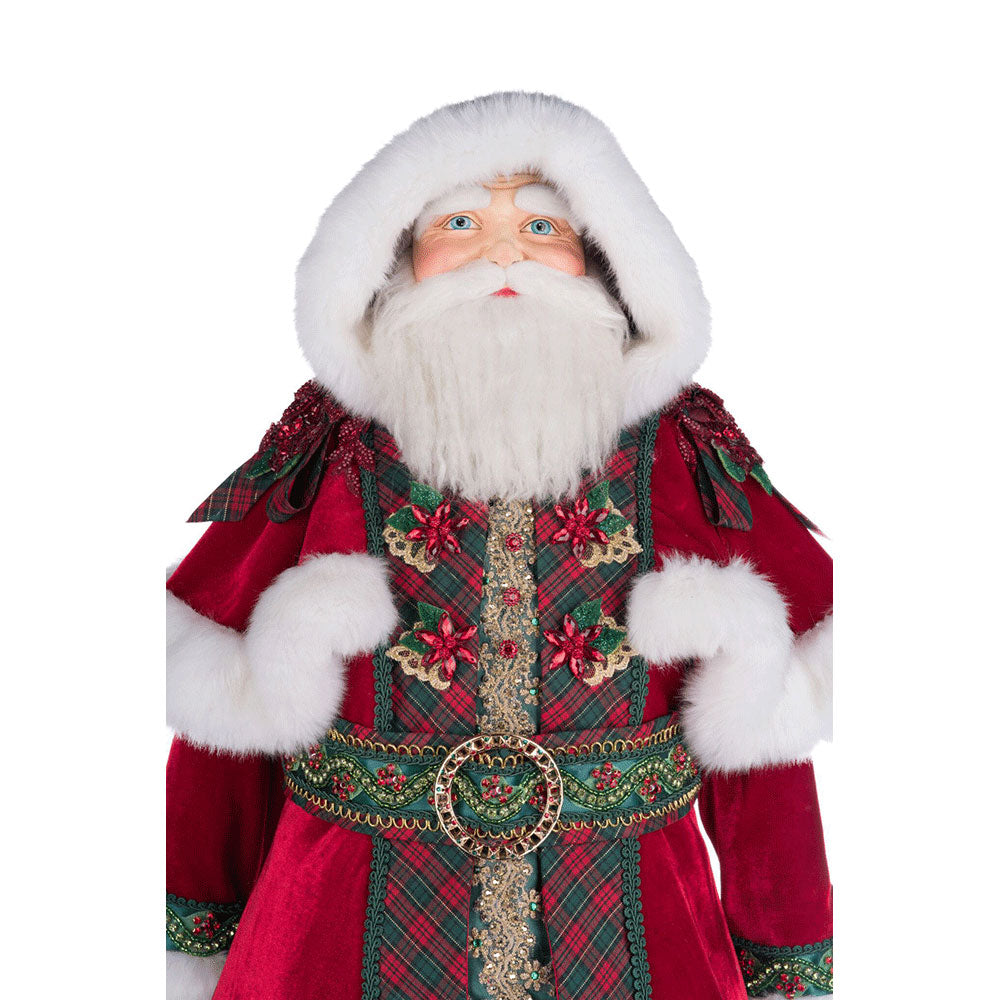 Christopher Magic Santa Doll by Katherine's Collection - Festive Holiday Decoration & Christmas Gift for Kids & Collectors