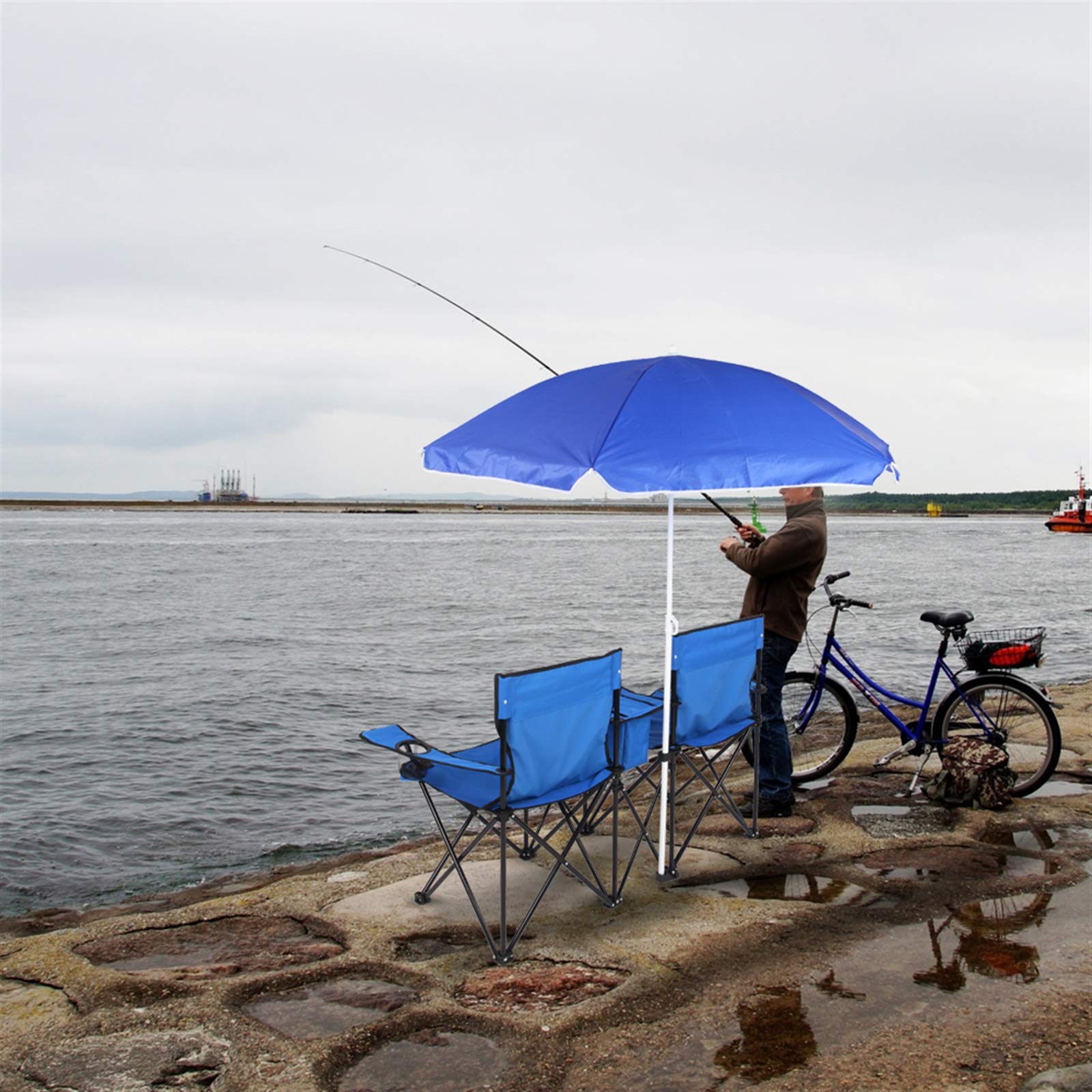 **Ochine Heavy Duty Camping Chair - Portable Folding Chair Supports 230 lbs, Compact & Ultralight for Backpacking, Outdoor, Picnic, Beach & Hiking - Perfect for Camping Trips, Backyard Relaxing & Beach Lounging**
