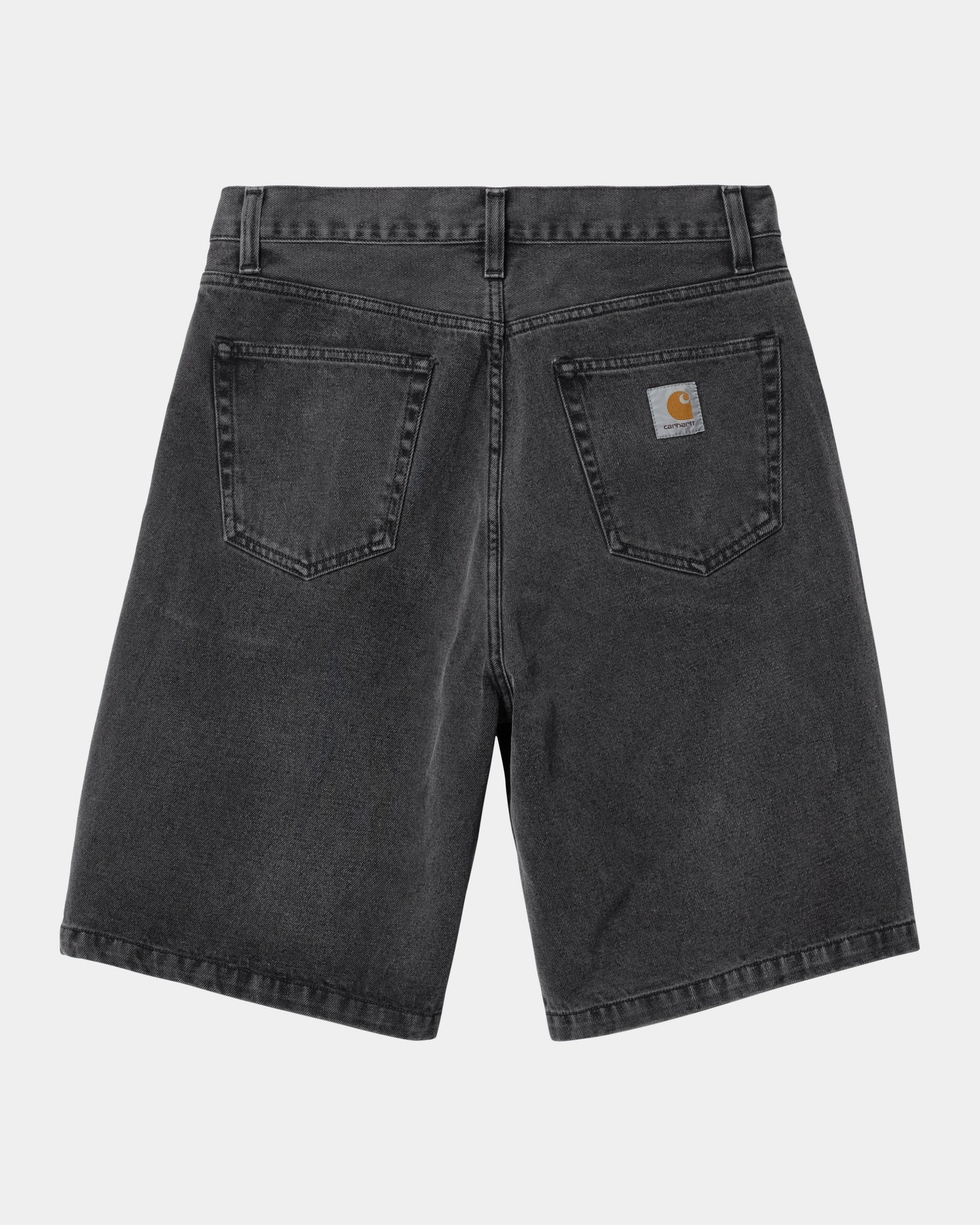 Landon Short - Black Heavy Stone Wash Denim Shorts for Men | Casual Summer Wear & Outdoor Activities