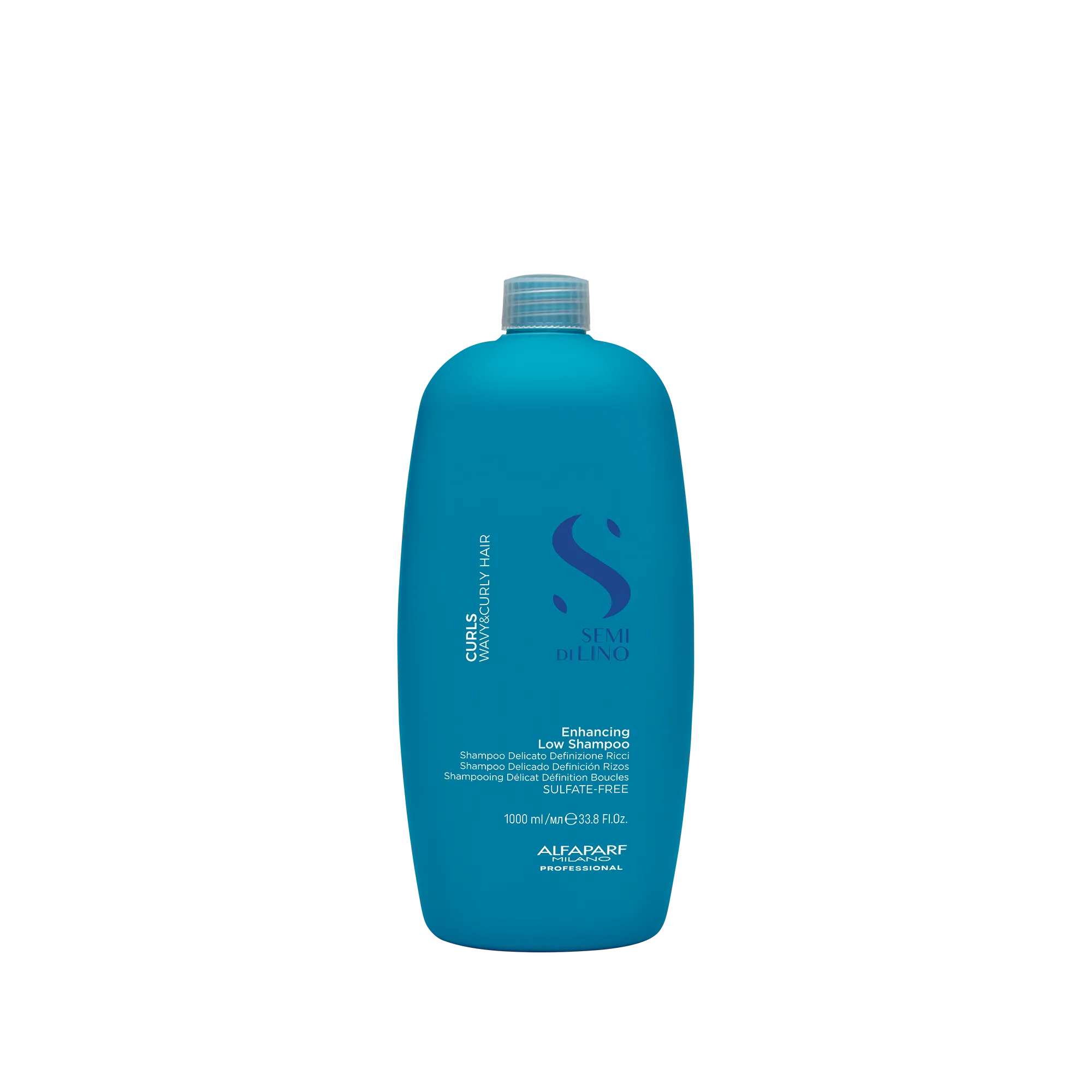 Alfaparf Milano Semi Di Lino Curls Enhancing Low Shampoo & Conditioner Set - 1 Liter Duo for Defined, Frizz-Free Curls | Perfect for Daily Hair Care & Salon-Quality Results at Home