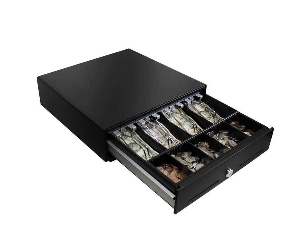 ADESSO MRP-13CD Electronic Cash Register Drawer - Secure Money Storage for Retail Stores, Restaurants & Small Businesses (POS System Compatible)