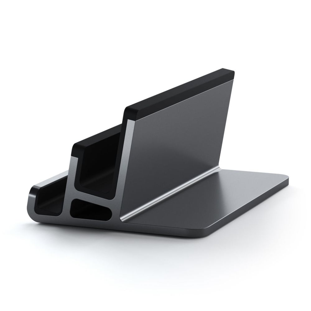 Satechi Dual Vertical Laptop Stand Holder for MacBook & Notebook - Space Saving Desktop Organizer for Home Office & Workspace