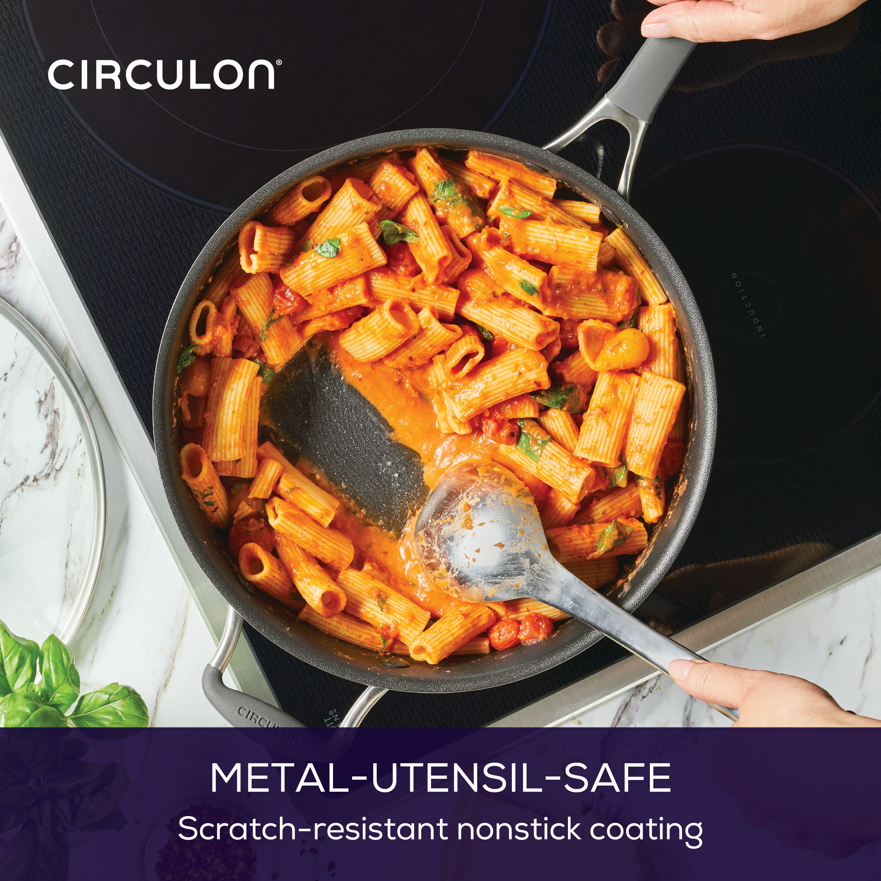 12-Piece ScratchDefenseâ¢ Nonstick Cookware Set - Premium Kitchen Pots and Pans for Cooking, Frying & Baking - Perfect for Home Chefs & Professional Kitchens