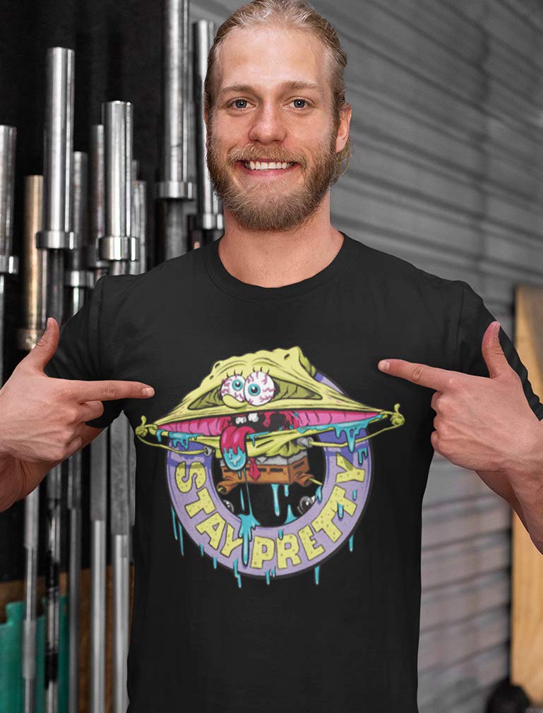 **SpongeBob SquarePants T-Shirt for Kids & Adults | Nickelodeon Cartoon Character Graphic Tee | Casual Wear, Cosplay & Gift Idea**