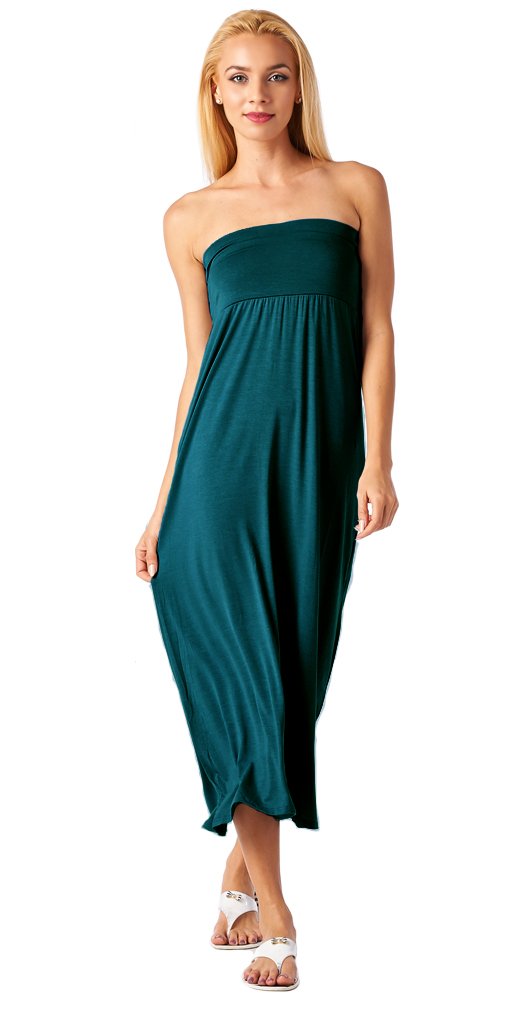 Popana Women's Long Maxi Skirt Cover Up - Casual Fold Over Plus Size Summer Skirt for Beach, Vacation & Boho Outfits | Lightweight Flowy Boho Skirt for Women