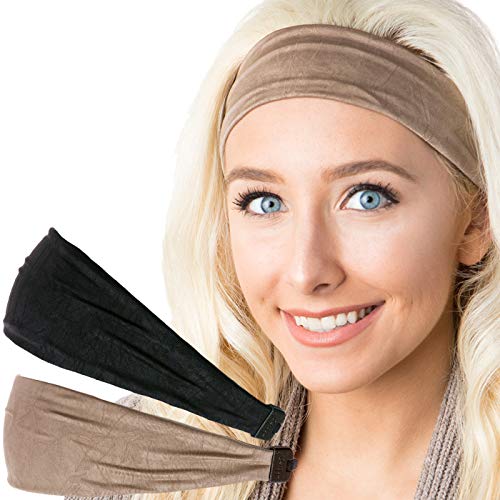 Crushed Taupe & Black 2pk