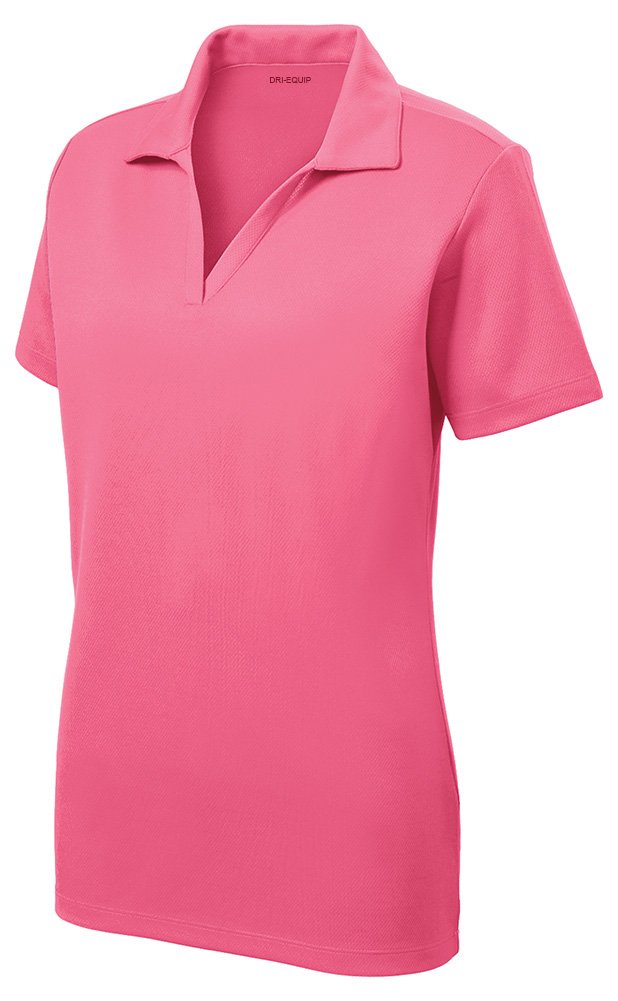 DRIEQUIP Women's Moisture-Wicking Short Sleeve Polo Shirt - Breathable Quick-Dry Golf Tennis Workout Top (XS-4XL) | Perfect for Sports, Outdoor Activities & Casual Wear
