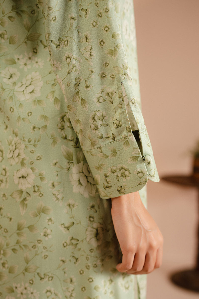 Elegant Mint Frost 2-Piece Set (Shirt & Dupatta) for Women - Perfect for Weddings, Parties & Festive Occasions