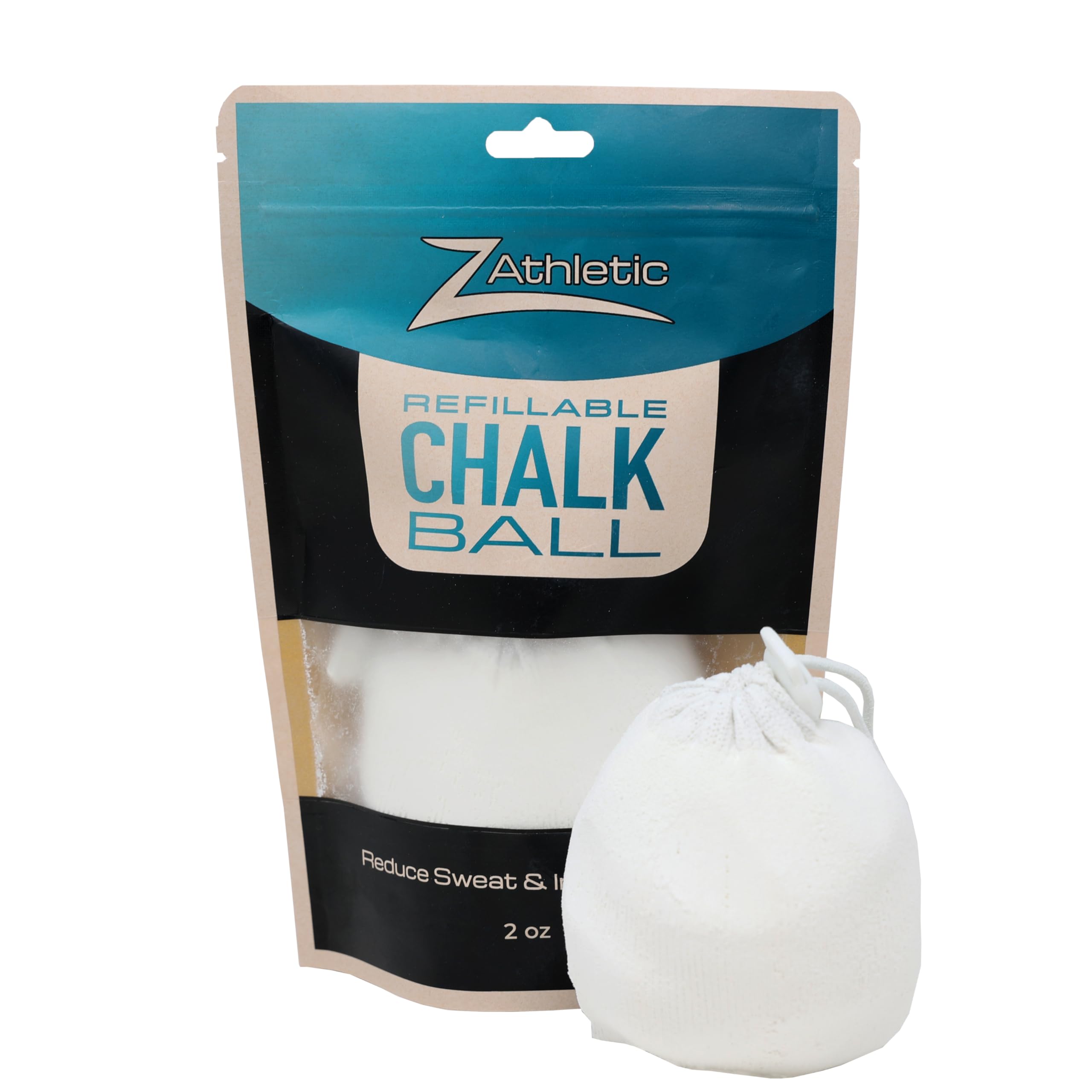 Premium Z Athletic Gym Chalk - Non-Slip Magnesium Carbonate for Rock Climbing, Gymnastics, Weightlifting & Powerlifting | Dust-Free Formula for Better Grip | Ideal for Home Gym, CrossFit & Outdoor Training