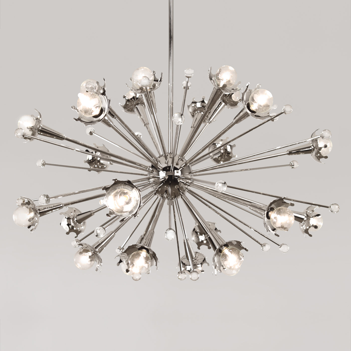 Modern Sputnik Chandelier - Stylish Ceiling Light Fixture for Living Room, Dining Room & Bedroom | Vintage Space-Inspired Design | Energy Efficient LED Lighting