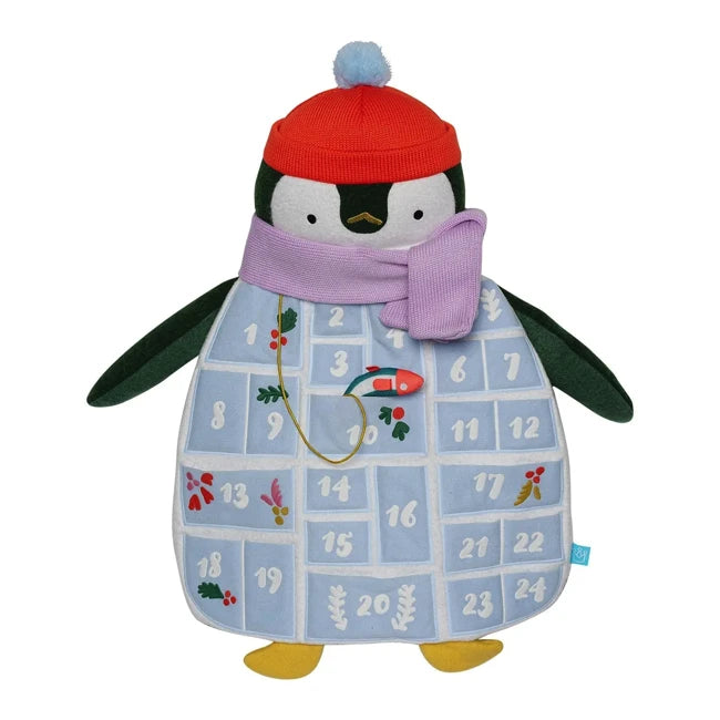 Manhattan Toy Polly Penguin Advent Calendar - 24 Days of Fun Christmas Countdown for Kids | Perfect Holiday Gift & Festive Decor