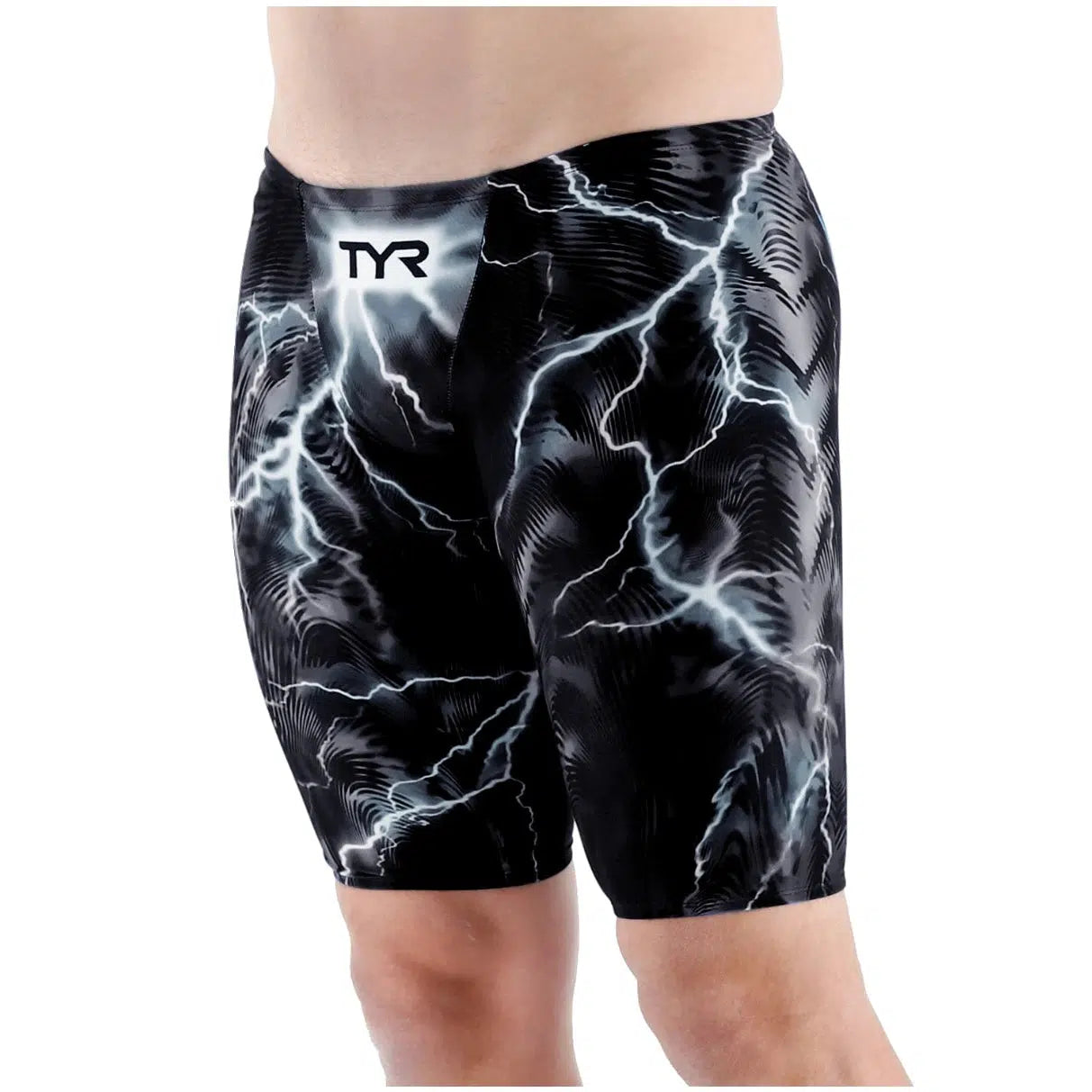 TYR Venzo Phantom Oblivion High Waist Competitive Swim Jammer - Perfect for Training & Racing | Men's Performance Swimwear for Lap Swimming & Swim Meets