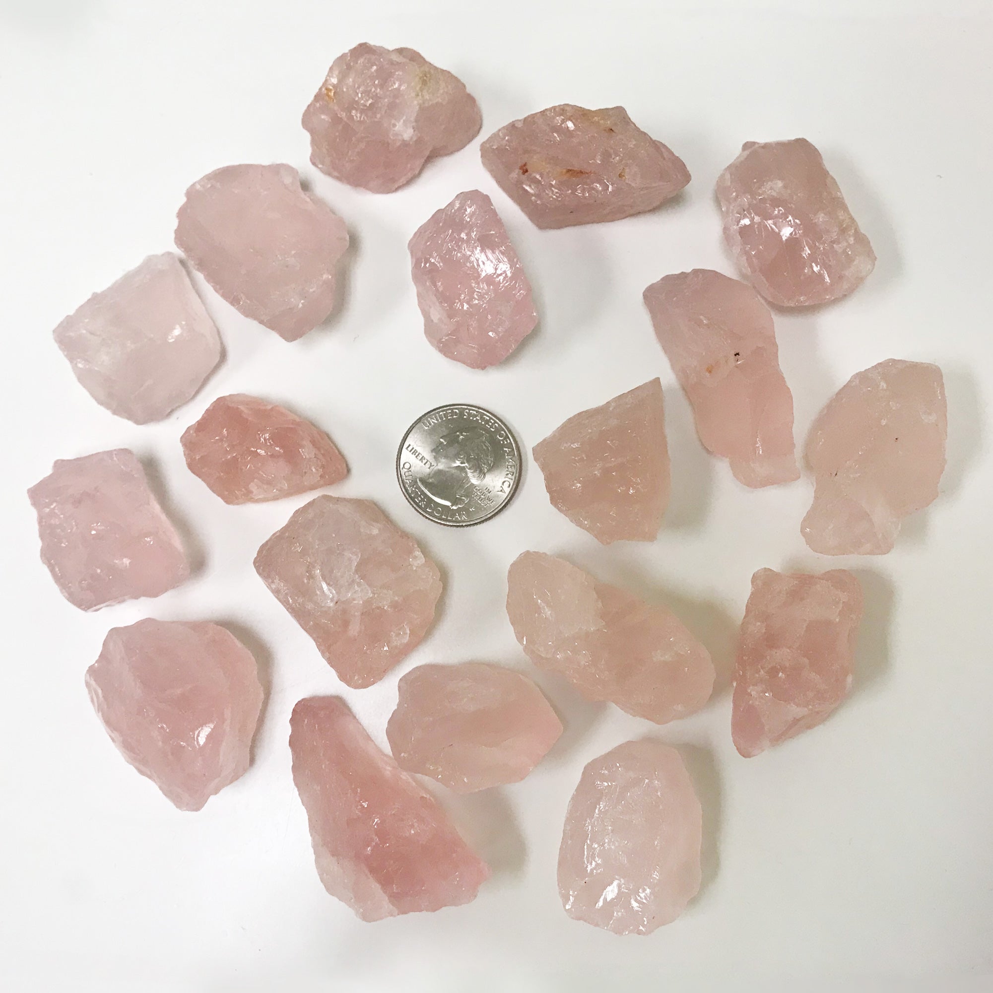 Natural Raw Rough Rose Quartz Crystal from Brazil - Unpolished Pink Gemstone for Collectors, Jewelry Making, Tumbling & Home Decor - Healing Stone for Meditation, Reiki & Spiritual Gifts (RGH015)