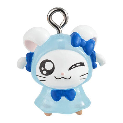 Hamtaro Dangler Mascot Keychain - 1 Inch Cute Hamster Anime Charm by Bandai - Perfect for Backpacks, Keyrings & Gift Giving