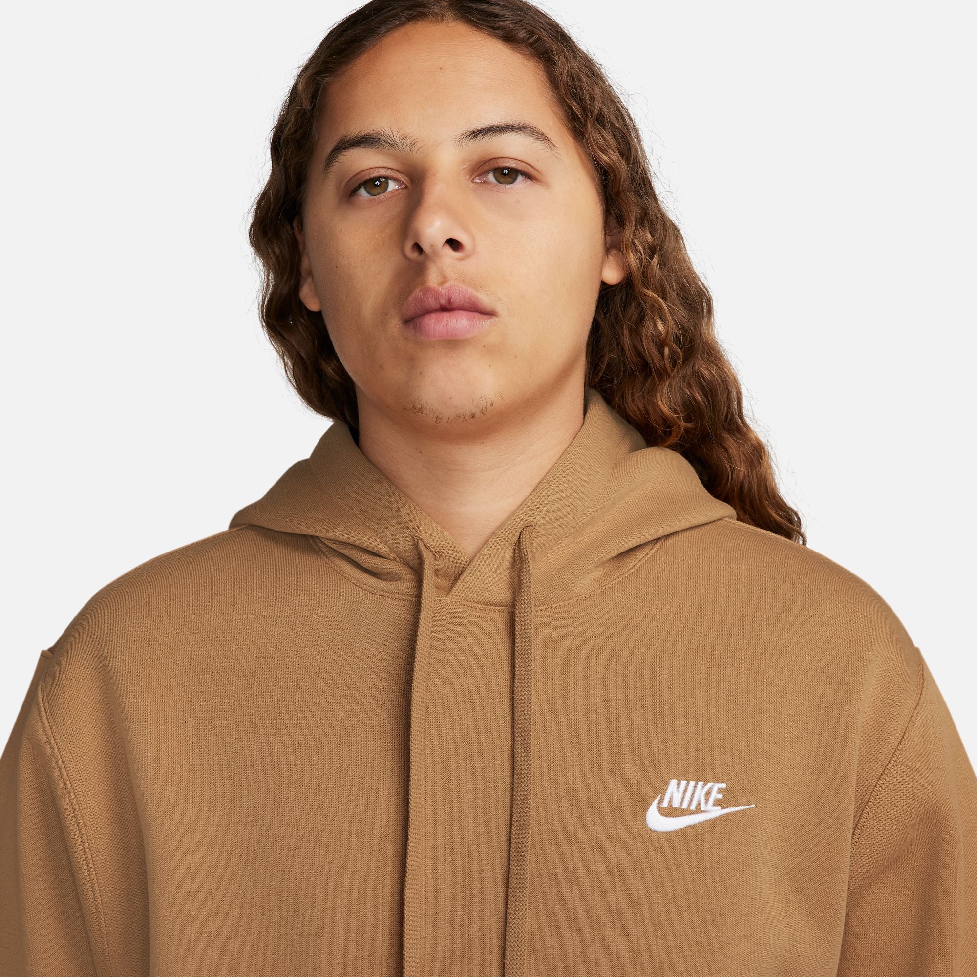 Nike Men's Sportswear Club Fleece Hoodie with Left Chest Logo - Comfortable & Stylish for Casual Wear, Gym, and Outdoor Activities