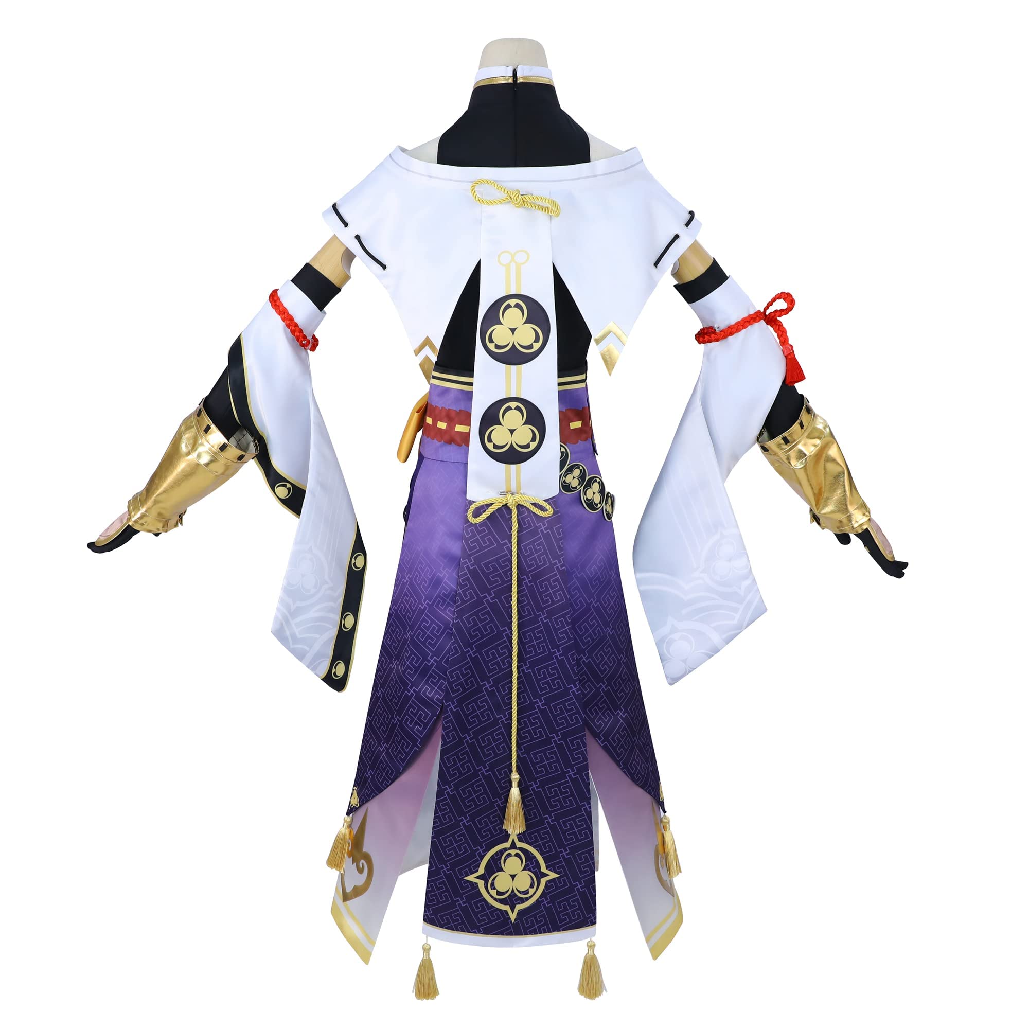 NSPSTT Kujou Sara Cosplay Costume for Women - Anime Genshin Impact Halloween Outfit | Perfect for Cosplay Events, Halloween Parties, and Anime Conventions